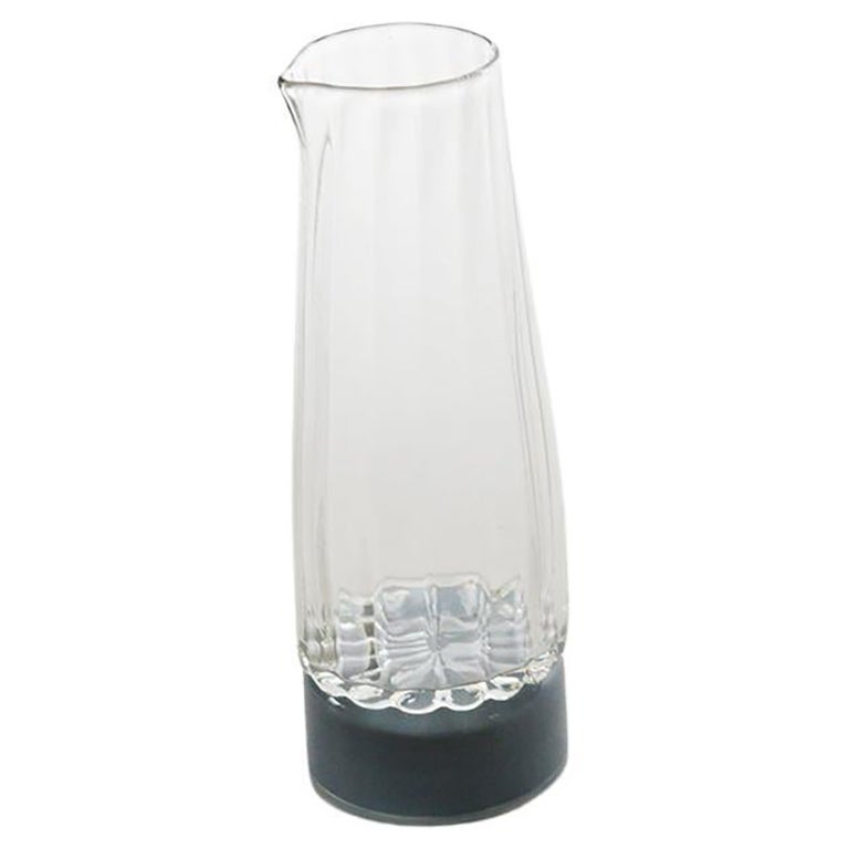 Unique Glass Carafe by Atelier George For Sale