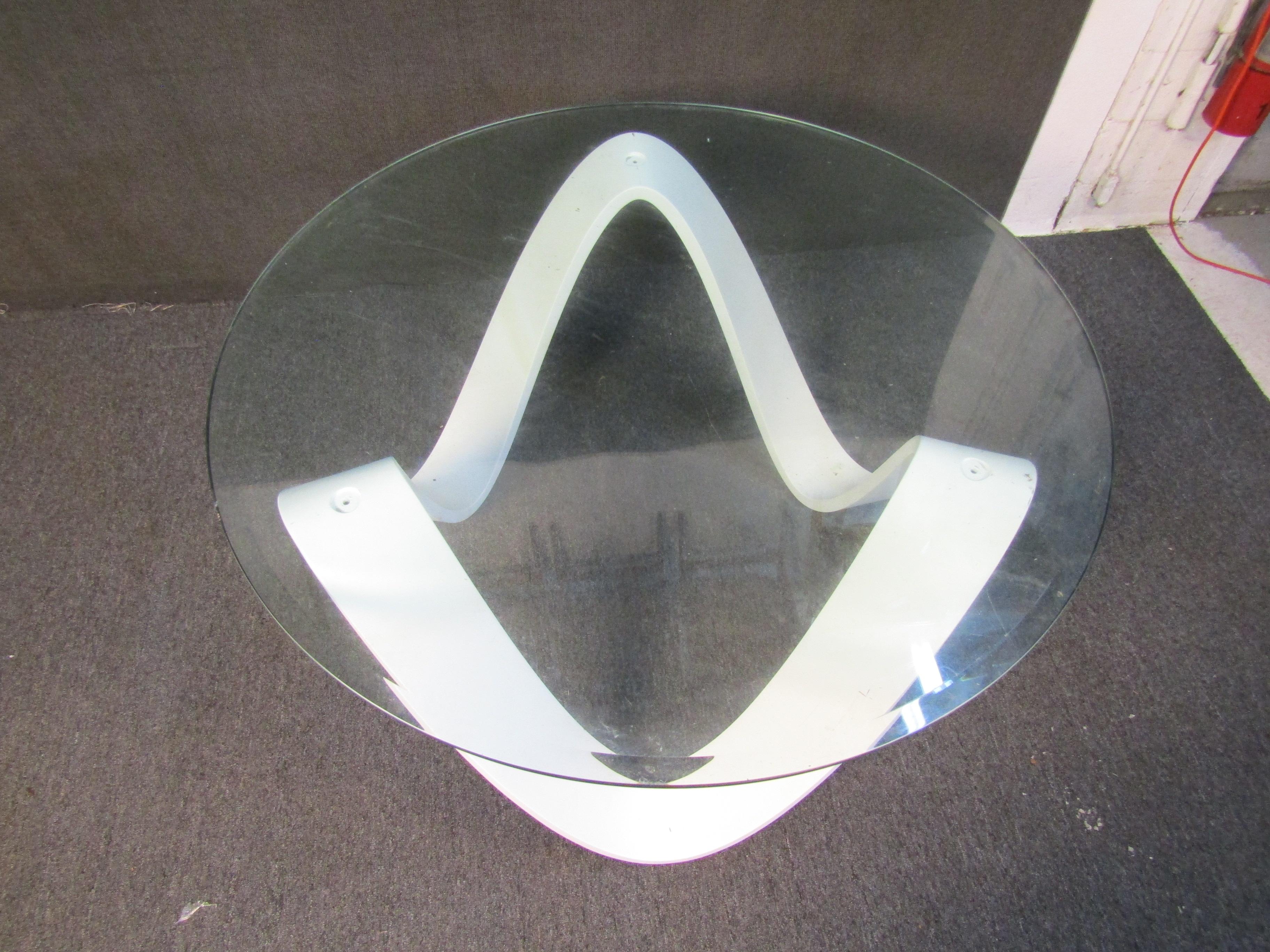 Einzigartiger Esstisch aus Glas im Angebot 5