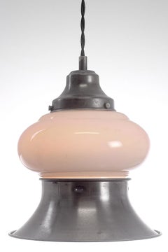 Unique Glass Over Steel Pendants