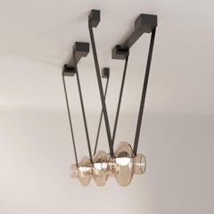 Unique Glass Pendant Etat-des-lieux by Darmes