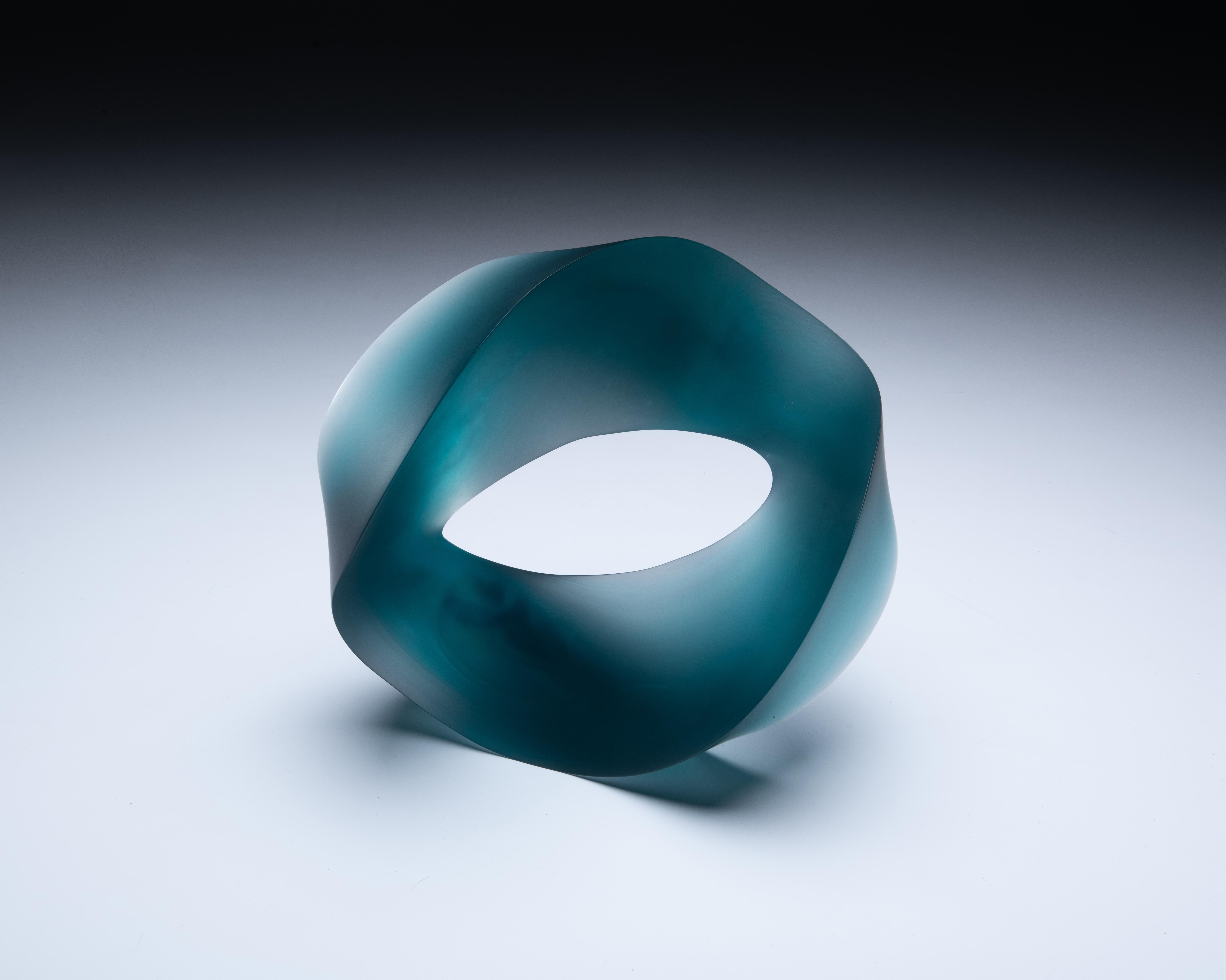 Contemporary Unique Glass Sculpture by Heike Brachlow For Sale