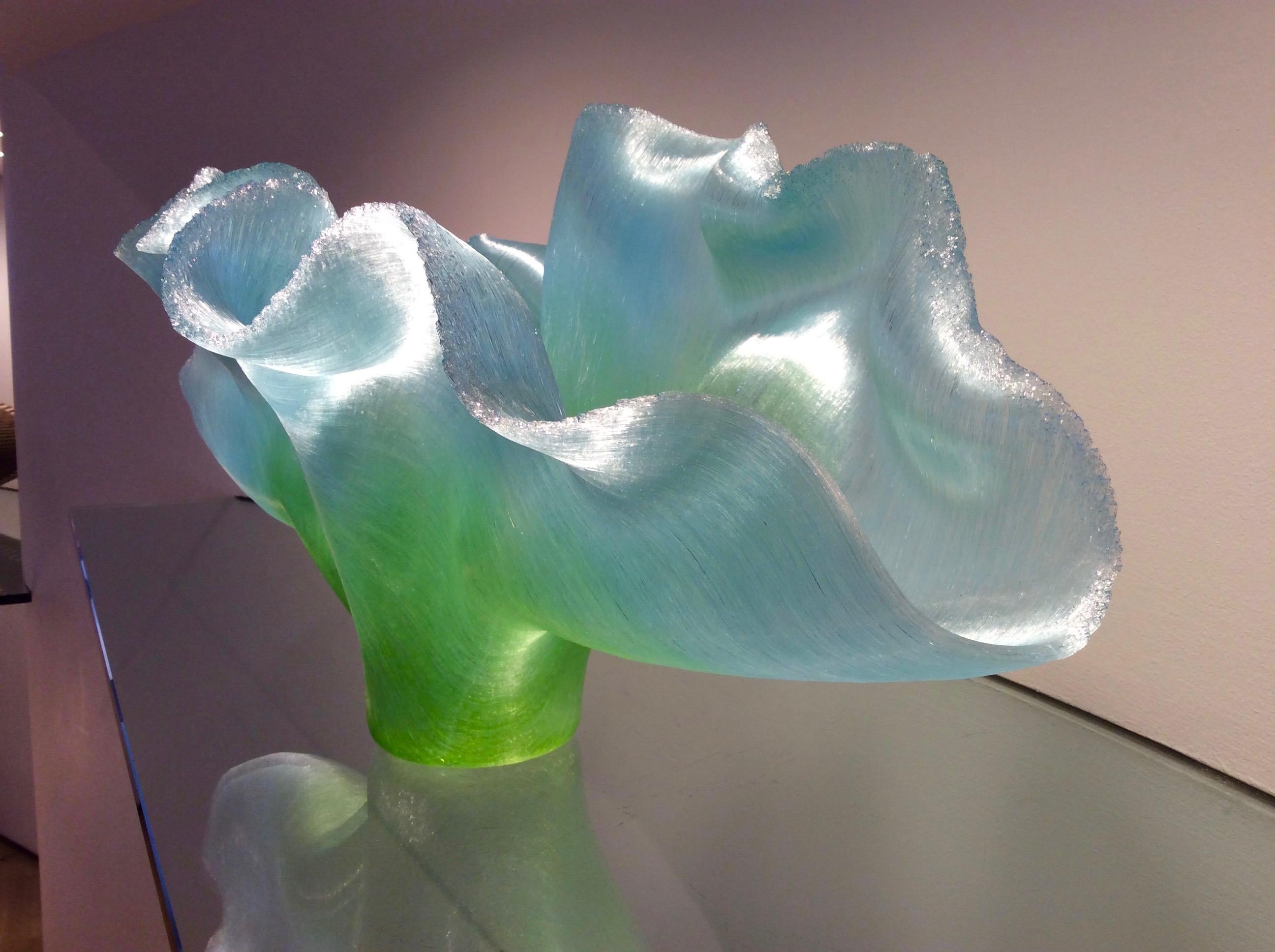 Fluido, filet-de-verre (fili di vetro colorati fusi e termoformati) nei colori 