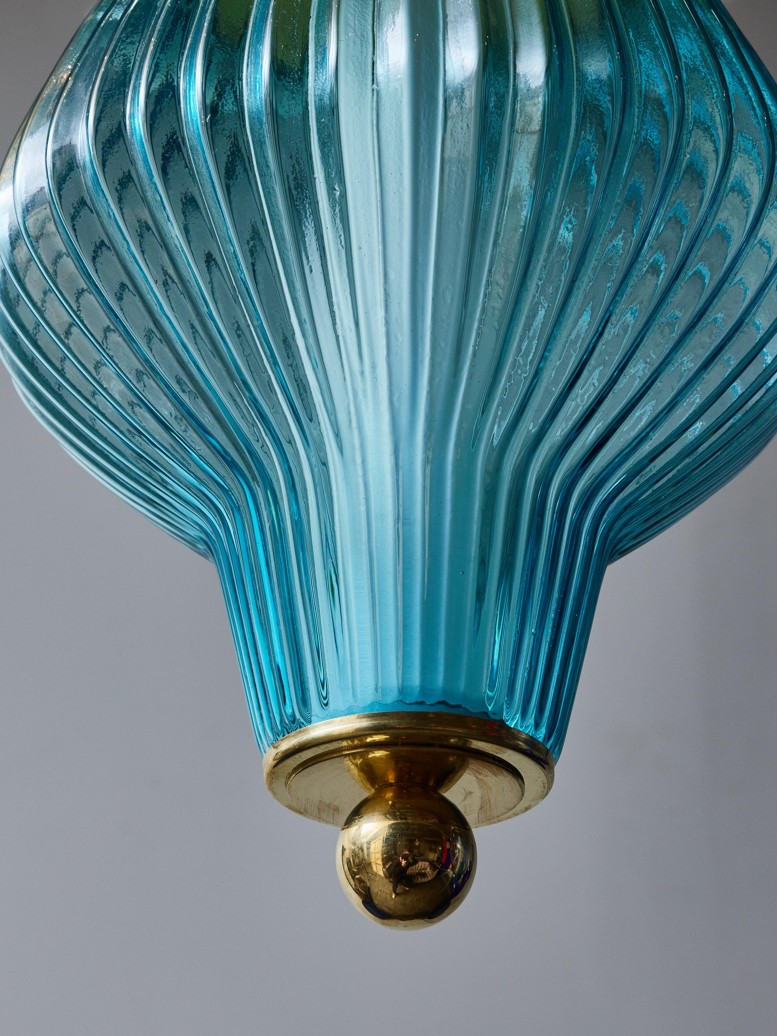 Sospensioni Totem in vetro uniche nel loro genere da Glustin Luminaires in vendita 4