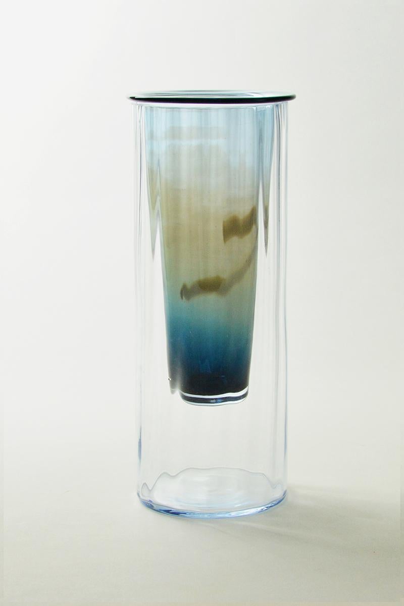 Other Unique Glass Vase by Atelier George For Sale