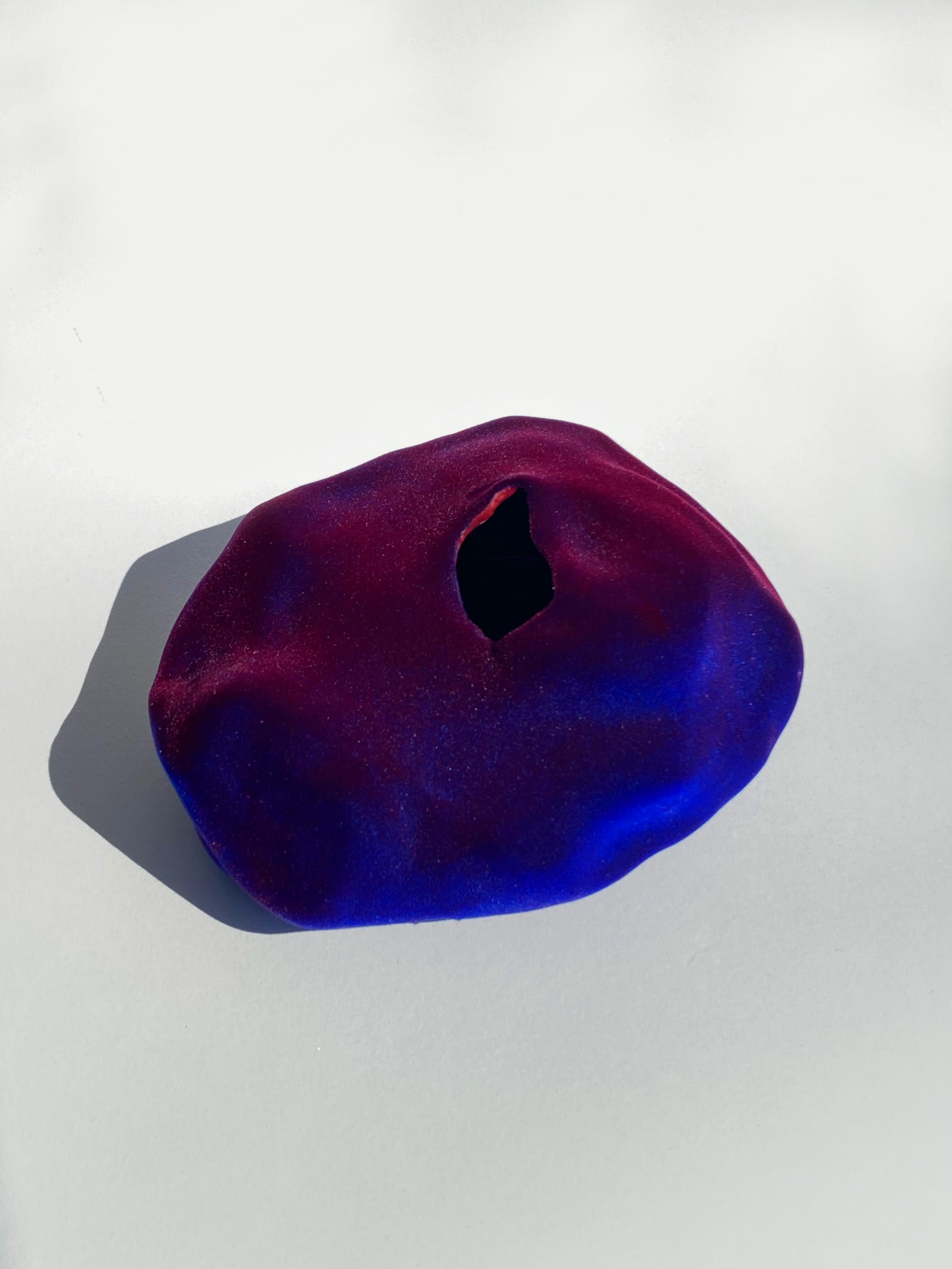 Moderne Bol en soie émaillée unique de Justyna Bugajczyk en vente