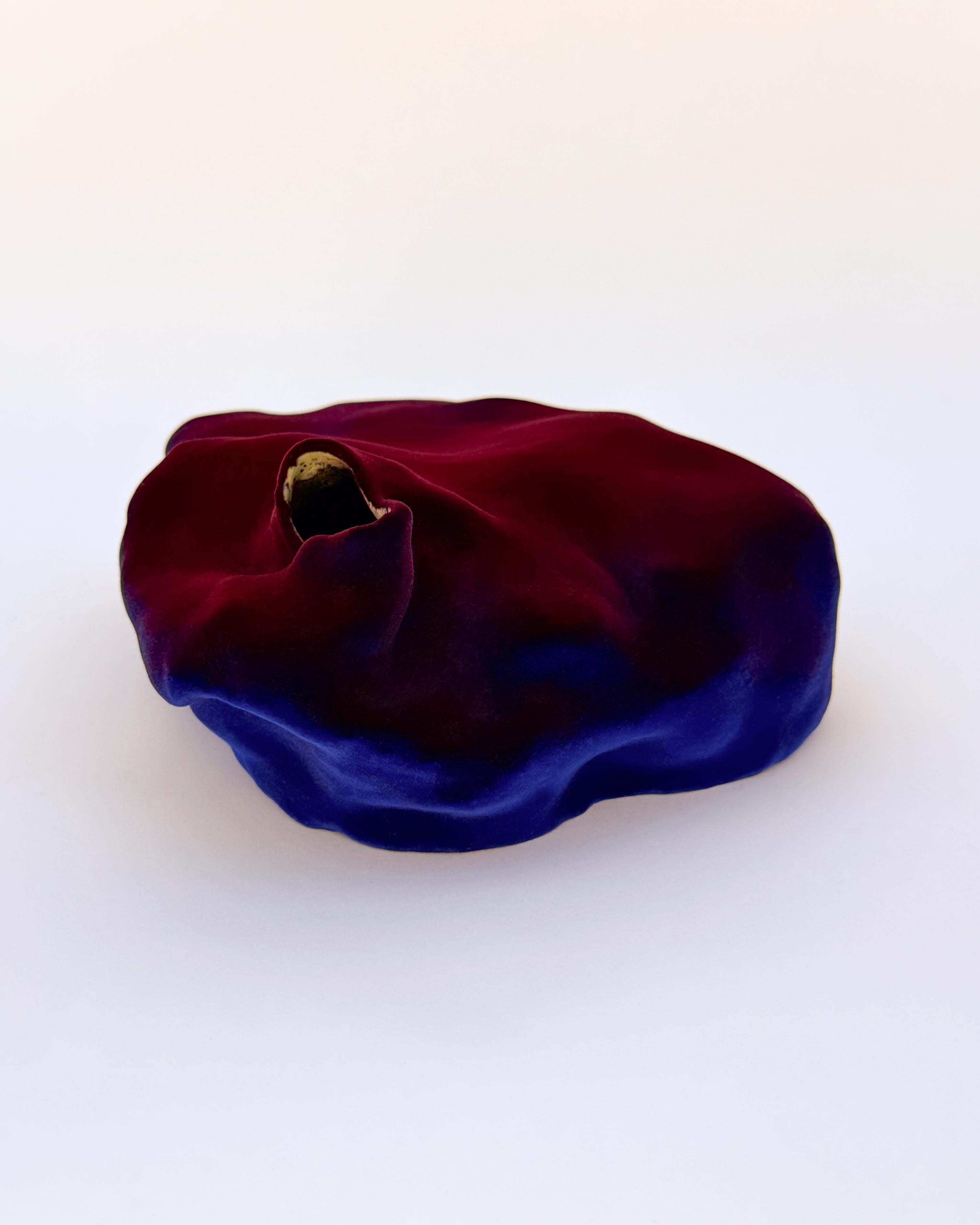 Moderne Bol en soie émaillée unique de Justyna Bugajczyk en vente