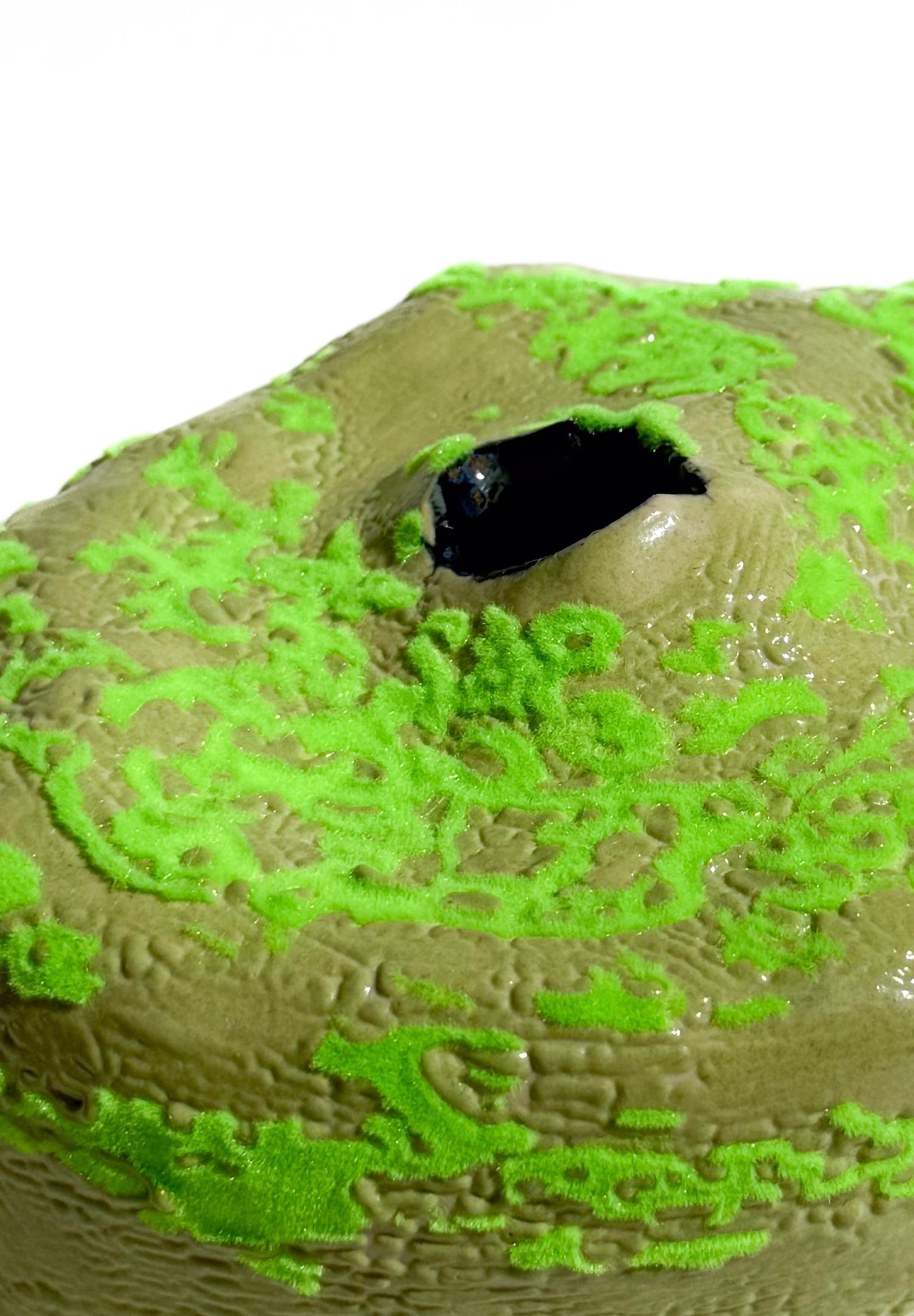 Moderne Bol en soie émaillée unique de Justyna Bugajczyk en vente