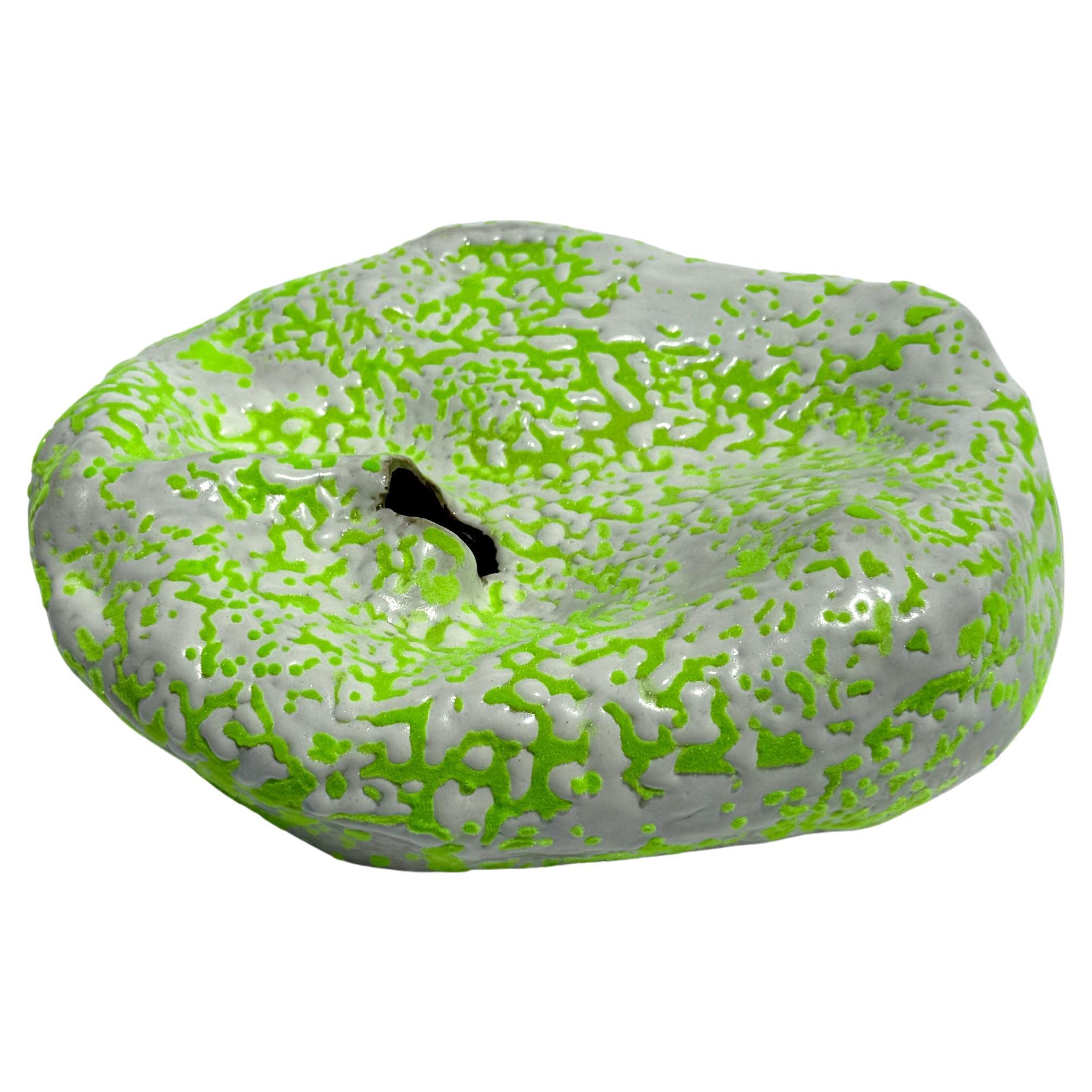 Bol en soie émaillée unique de Justyna Bugajczyk