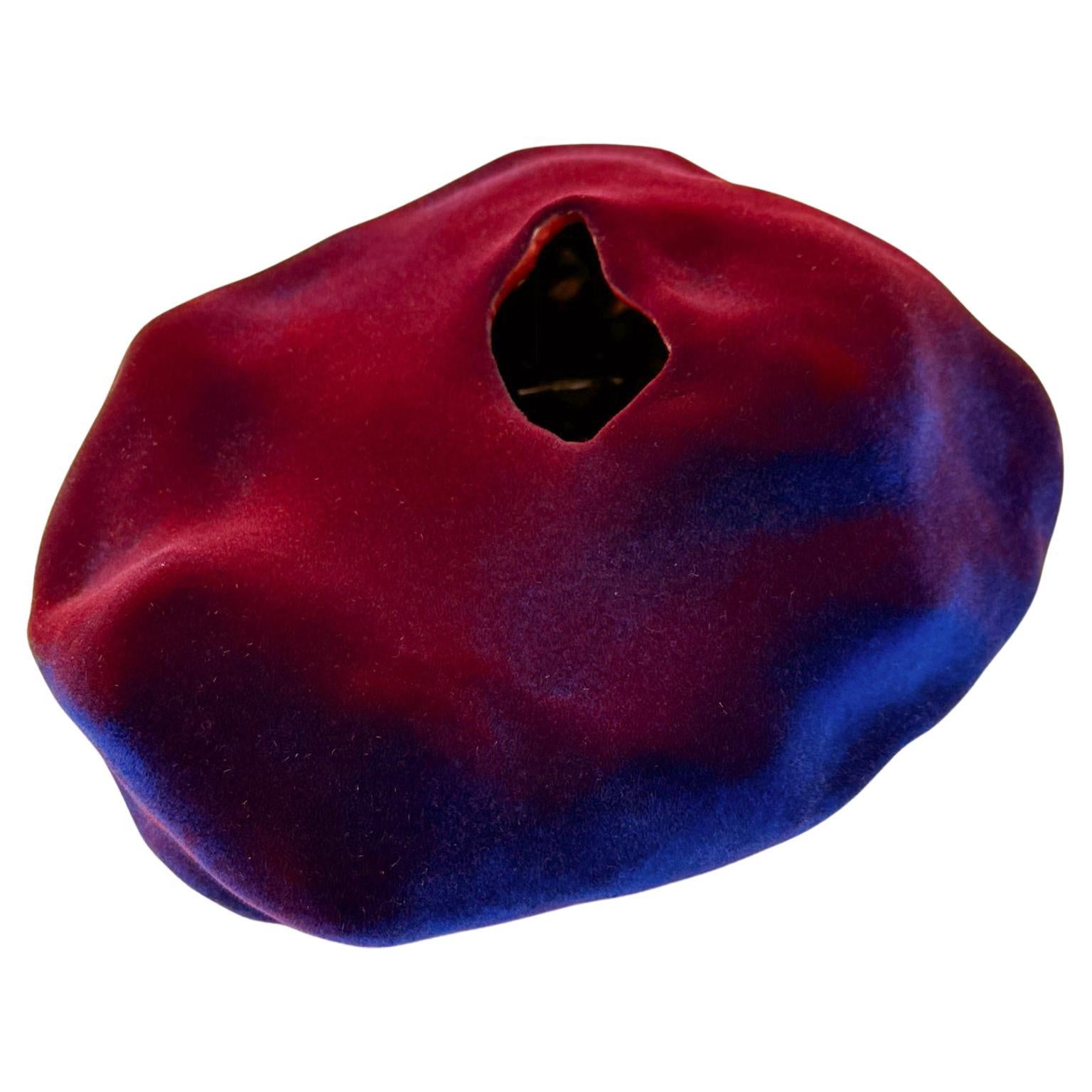 Bol en soie émaillée unique de Justyna Bugajczyk