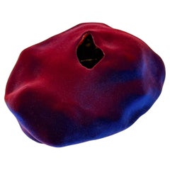 Einzigartige Schale aus glasierter Seide von Justyna Bugajczyk