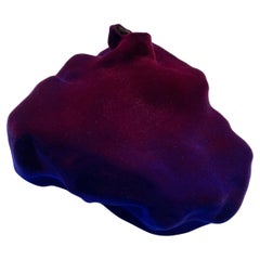 Einzigartige Schale aus glasierter Seide von Justyna Bugajczyk