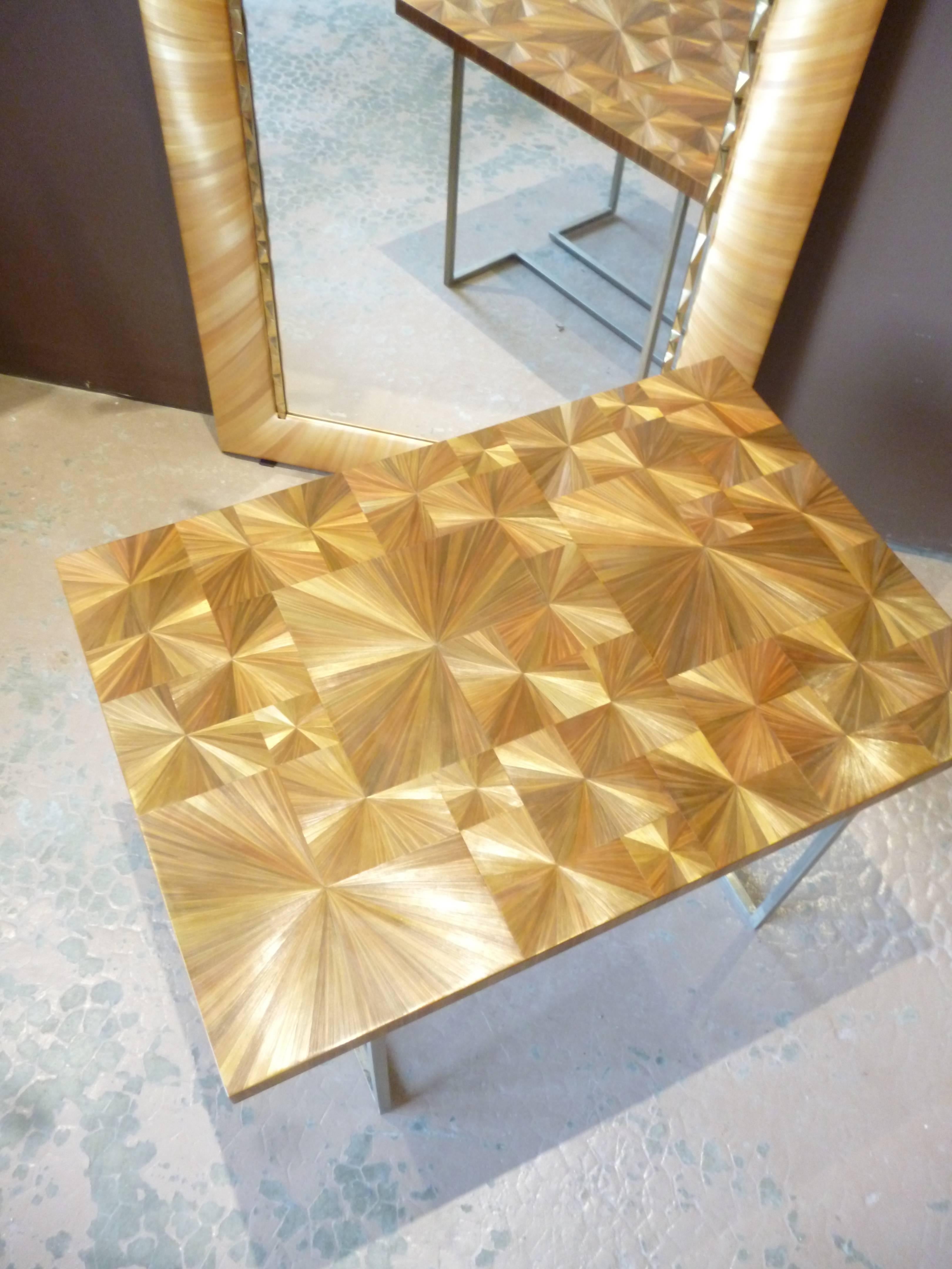 marquetry coffee table