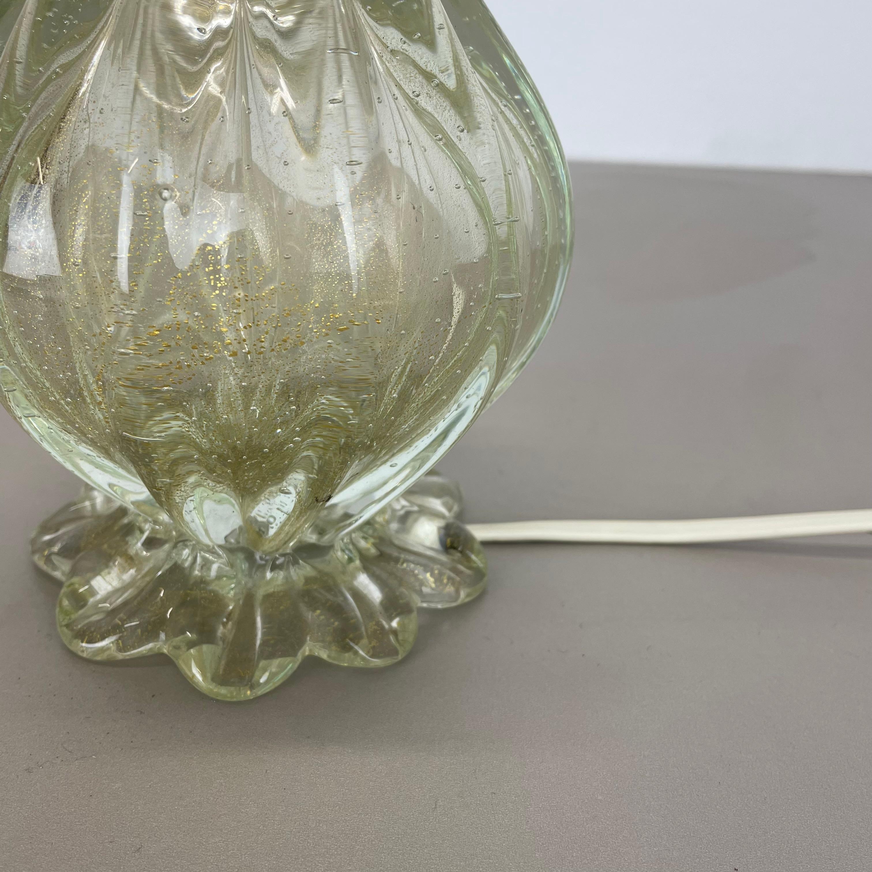 unique bulle d'or verre Murano Barovier&Toso attr. Lights,  Italie 1960 en vente 5