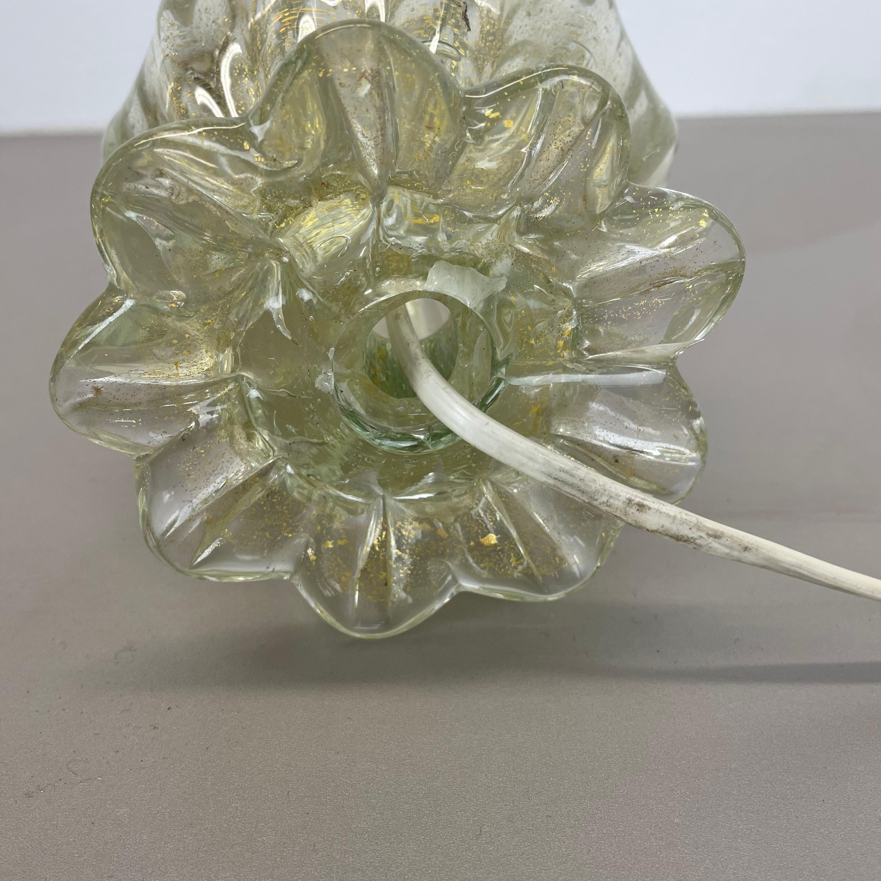 unique bulle d'or verre Murano Barovier&Toso attr. Lights,  Italie 1960 en vente 9