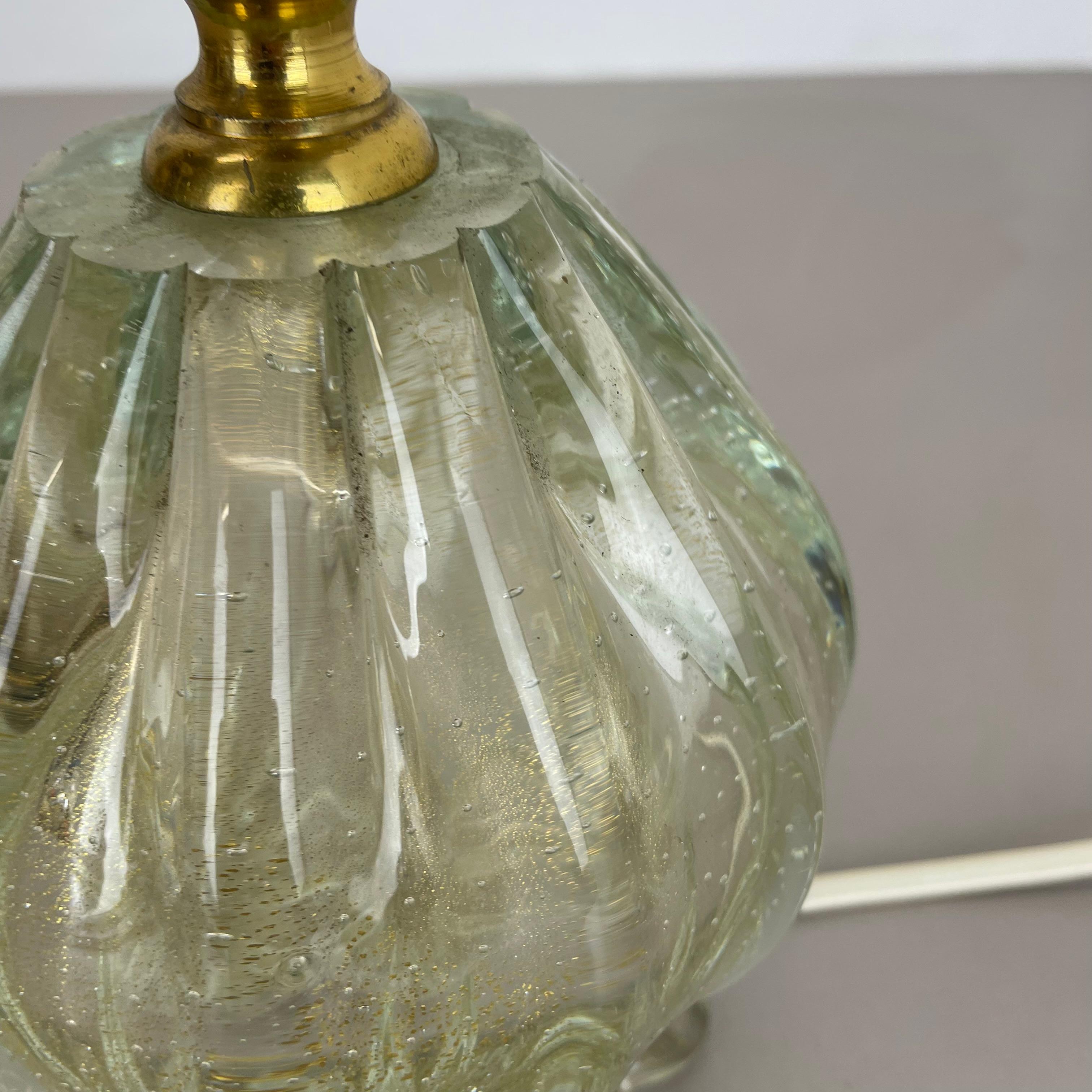 unique bulle d'or verre Murano Barovier&Toso attr. Lights,  Italie 1960 en vente 1