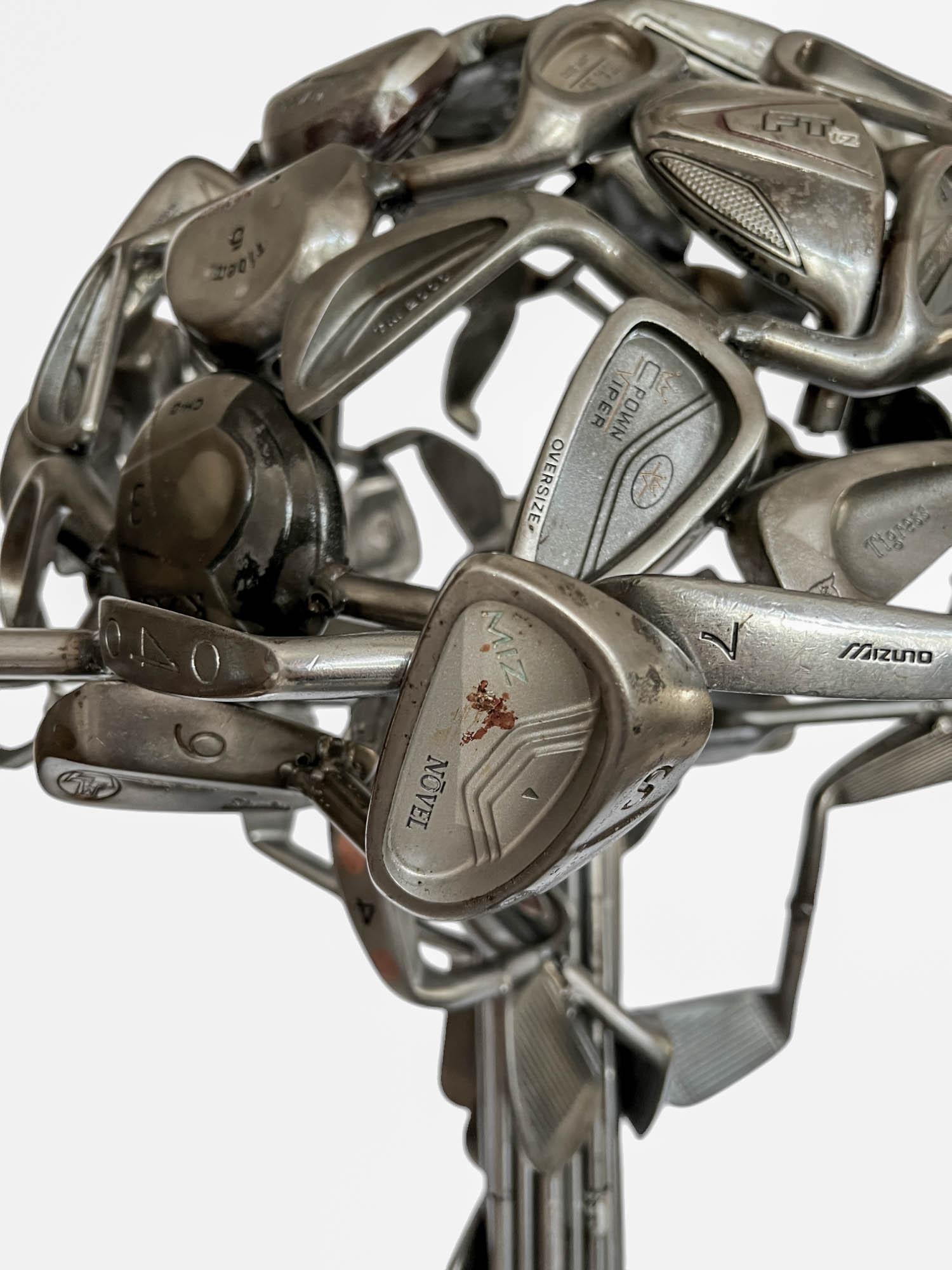 Escultura única de lámpara de pie con temática de golf Siglo XXI y contemporáneo en venta