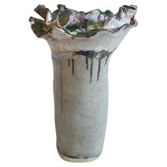 Einzigartige graue Olé DUSK-Vase von Hania Jneid
