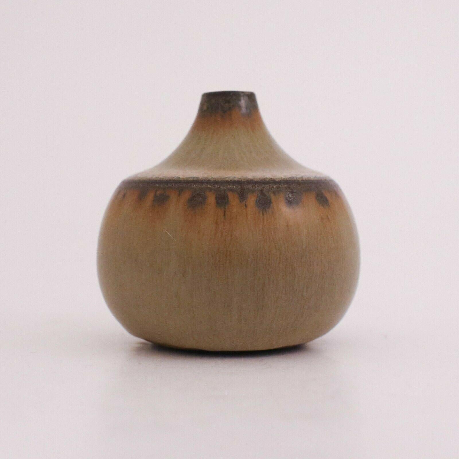 Svedese Vaso unico in gres grigio, Carl-Harry Stålhane, Rörstrand, metà del secolo scorso in vendita