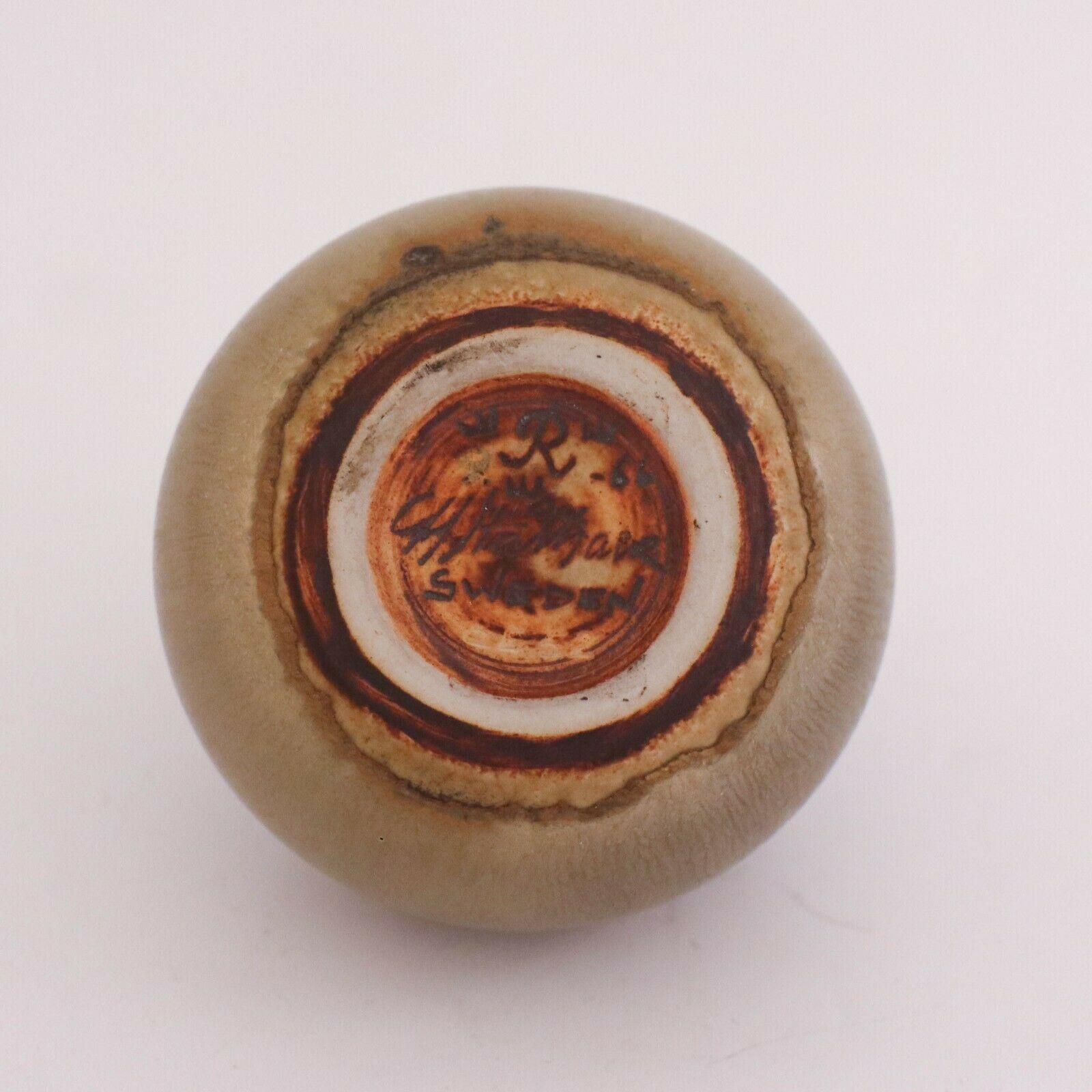Smaltato Vaso unico in gres grigio, Carl-Harry Stålhane, Rörstrand, metà del secolo scorso in vendita