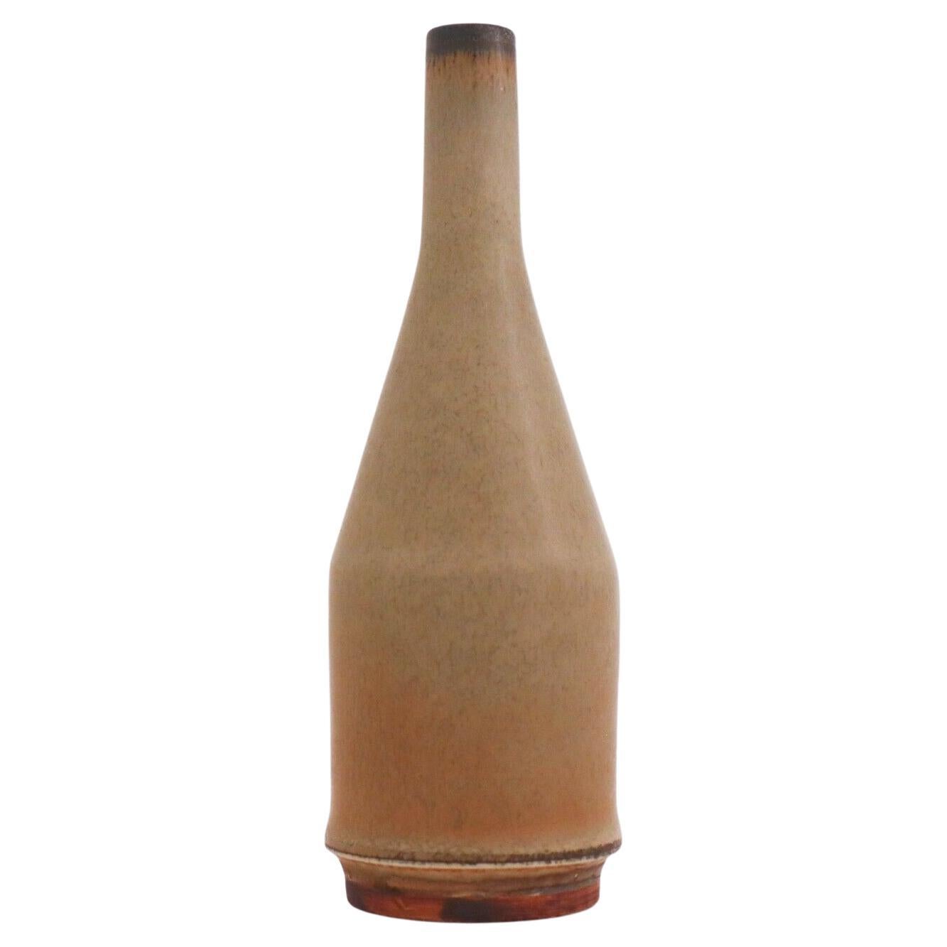 Vase aus grauem Steingut, Carl-Harry Stlhane, Rrstrand, Mid-Century Vintage