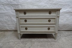 Unique Gustavian Style 3 Drawer Chest Of Drawers