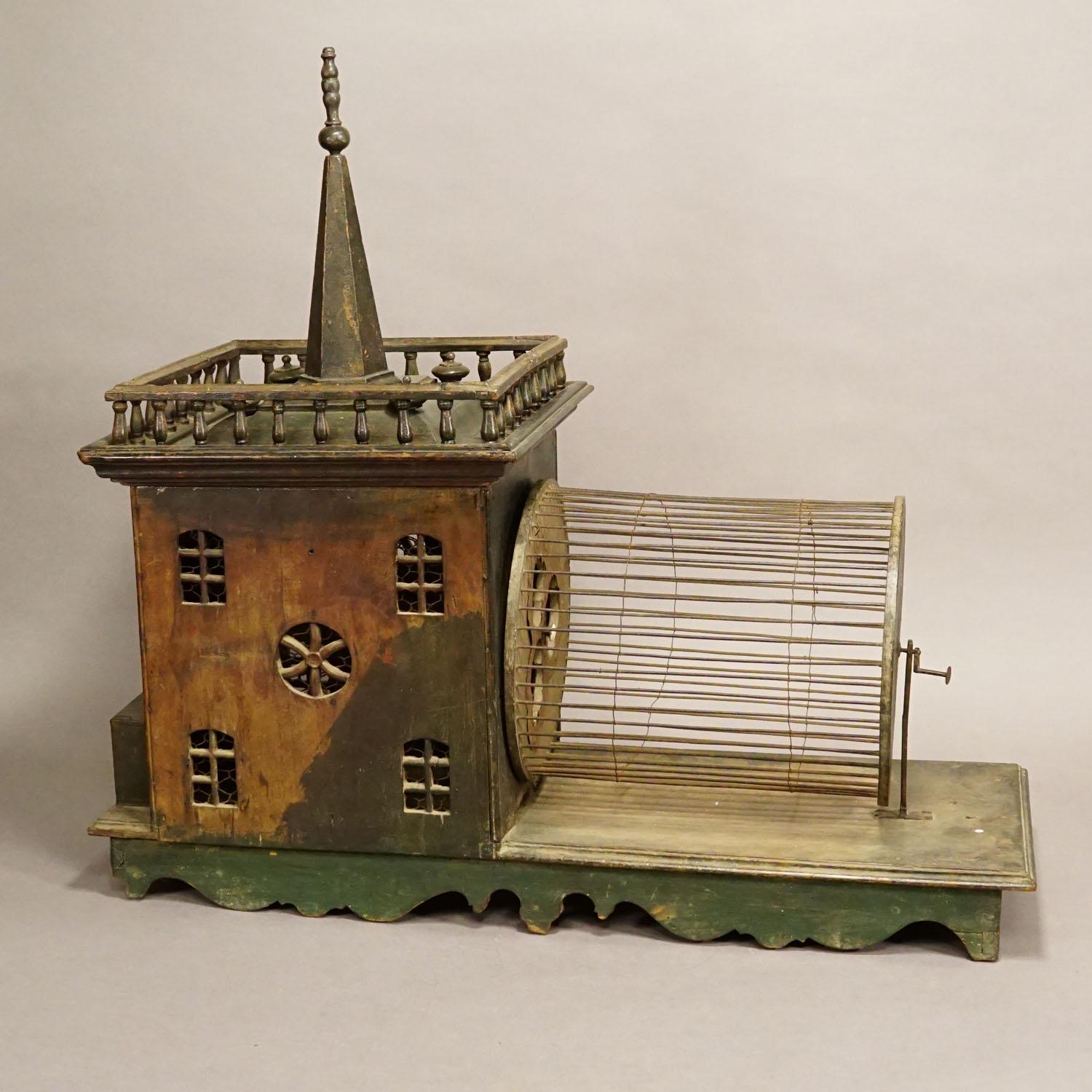19th Century Unique Hamster Cage in the Shape of a Victorian House