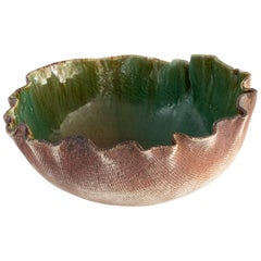 Unique Hand Built Ceramic Bowl by Bengt Berglund for Gustavsberg