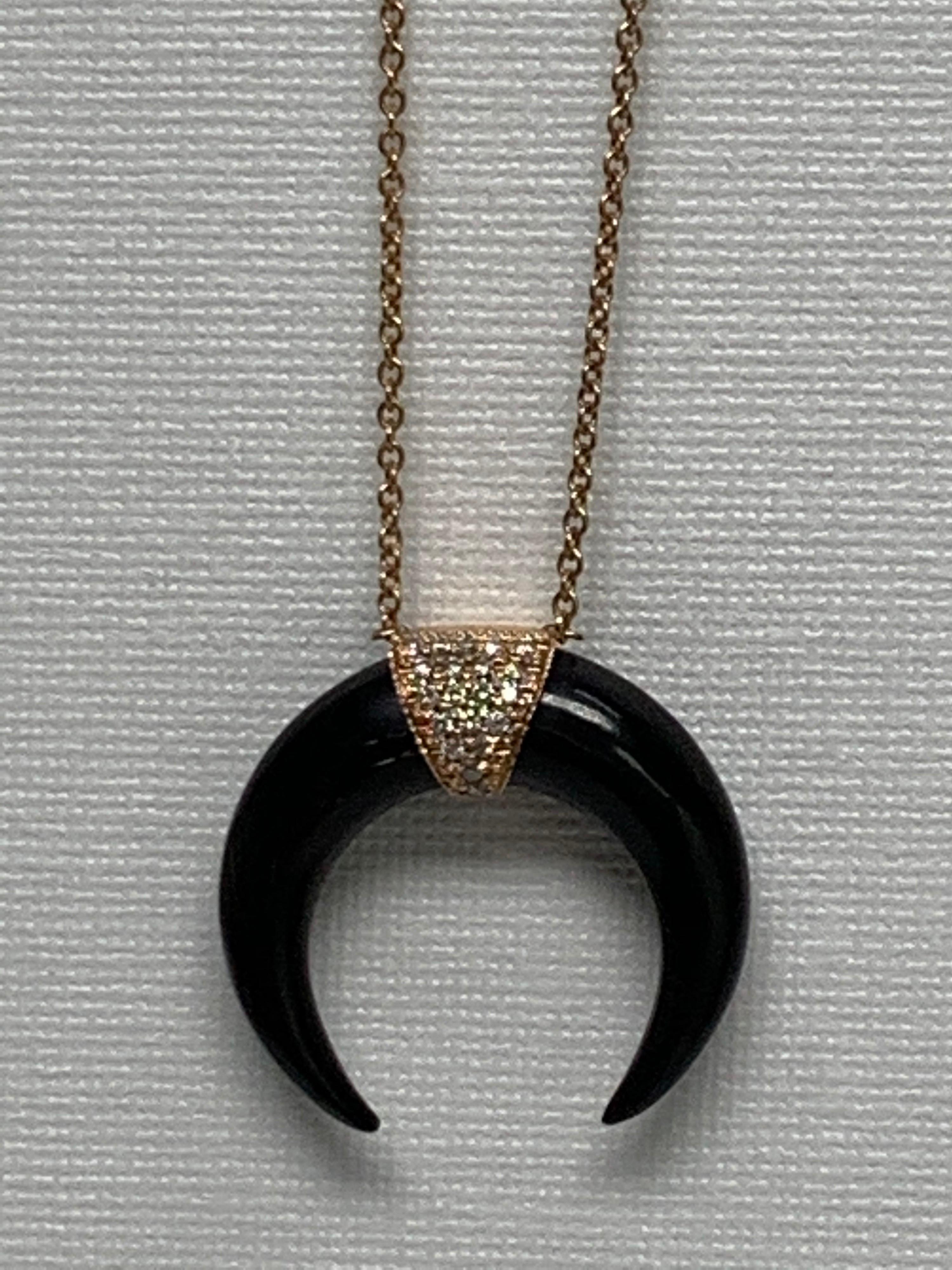 Anglo-Indian Pavé Diamond, Rose Gold Necklace For Sale