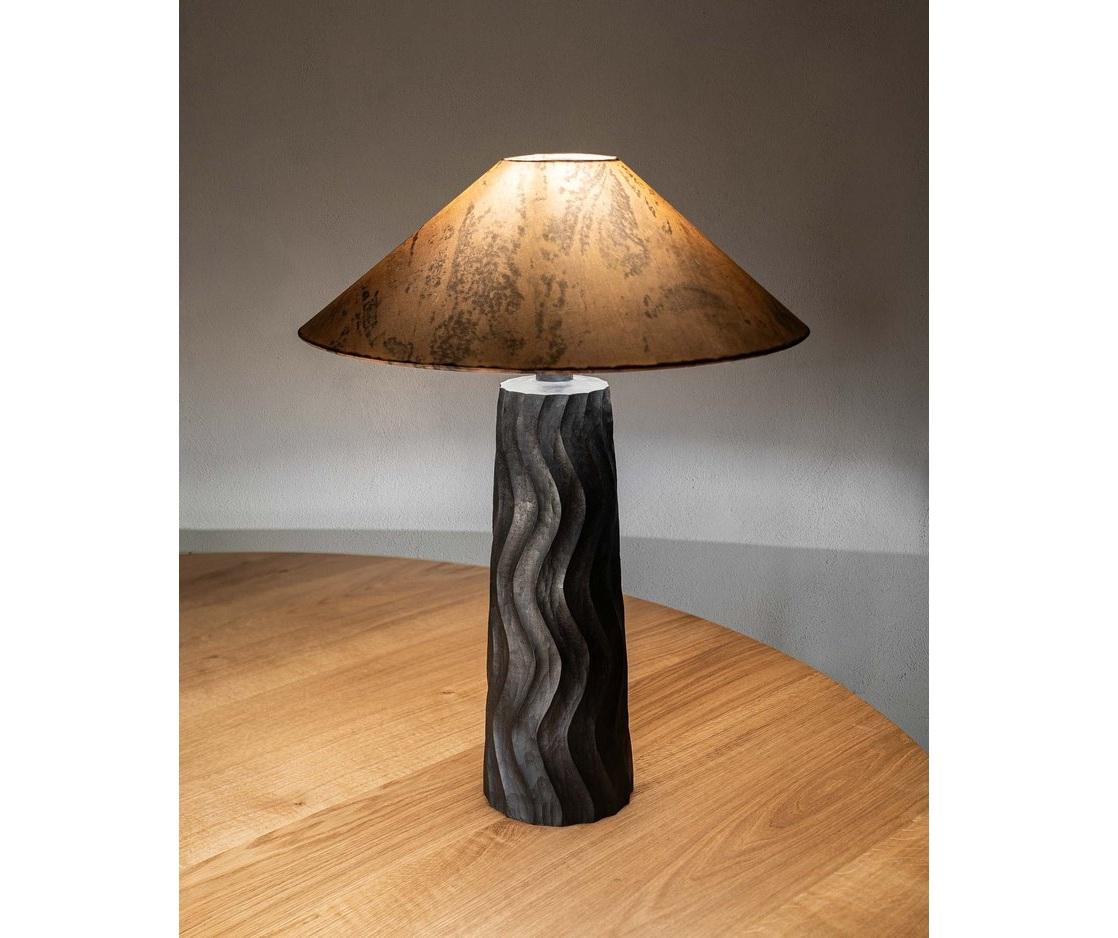 Post-Modern Unique Hand-dyed Aurora Lamp by Mythology For Sale