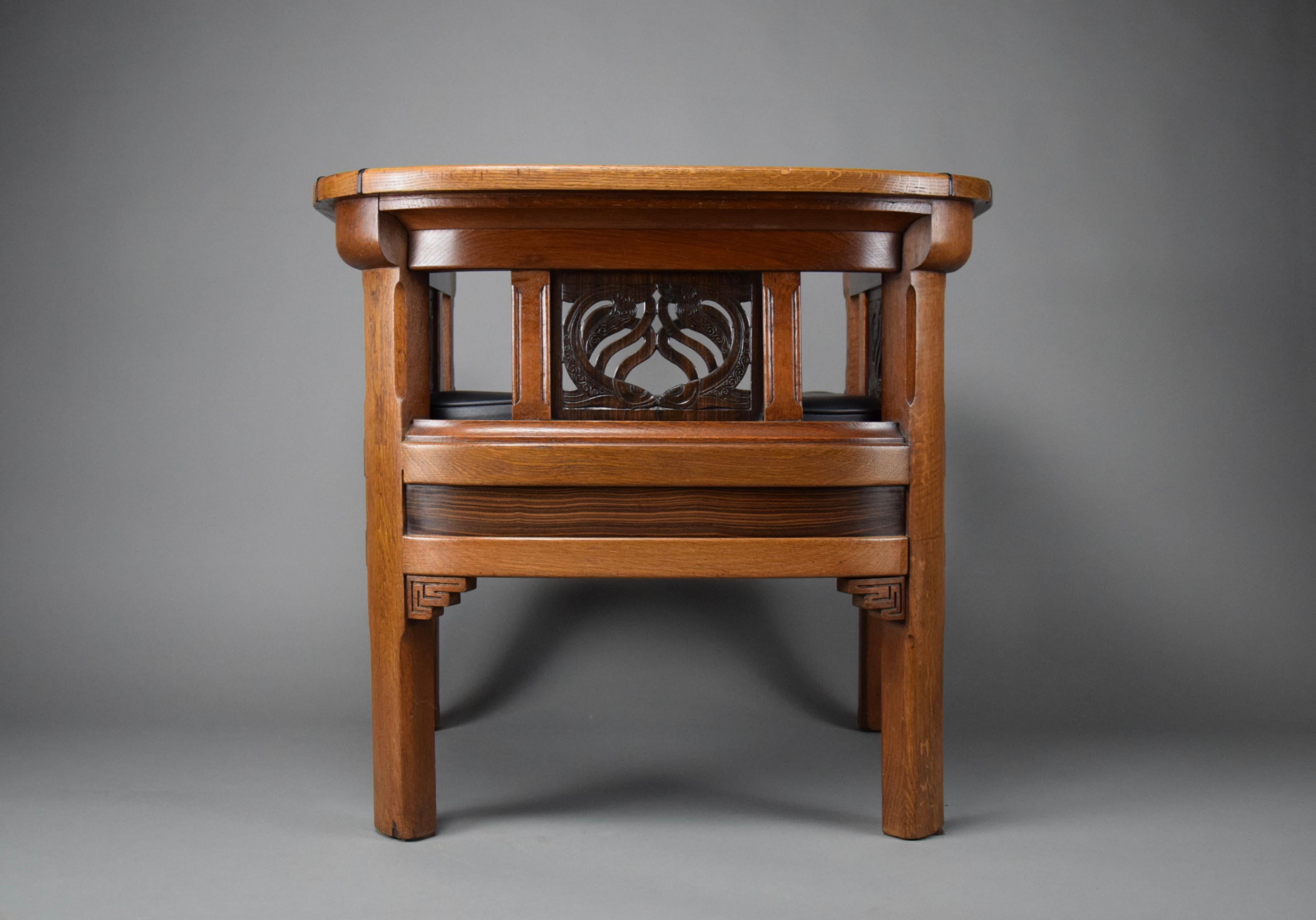 Einzigartiger Hand Made Art Deco Sessel von Lion Cachet im Angebot 7