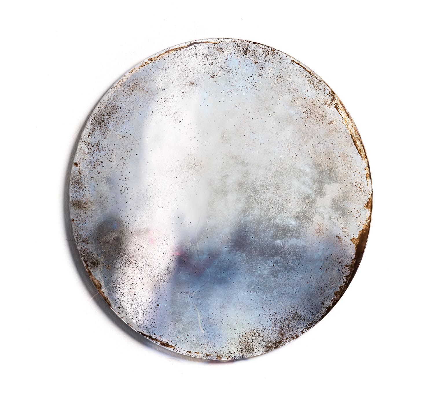 Modern Unique Handmade Grisaille Alice Mirror by Slow Design