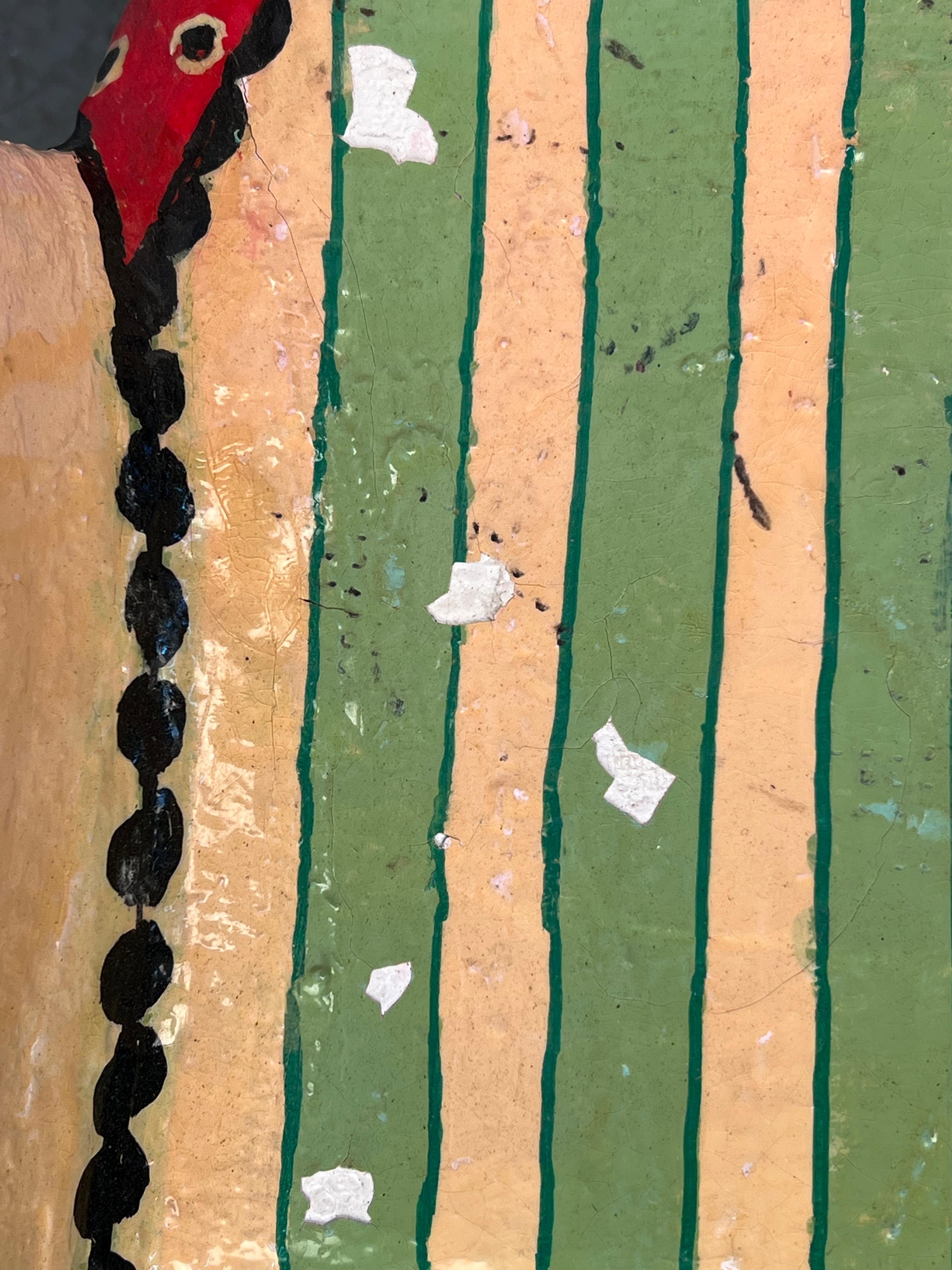 Chaise à bascule unique pour enfants, peinte à la main en vente 2