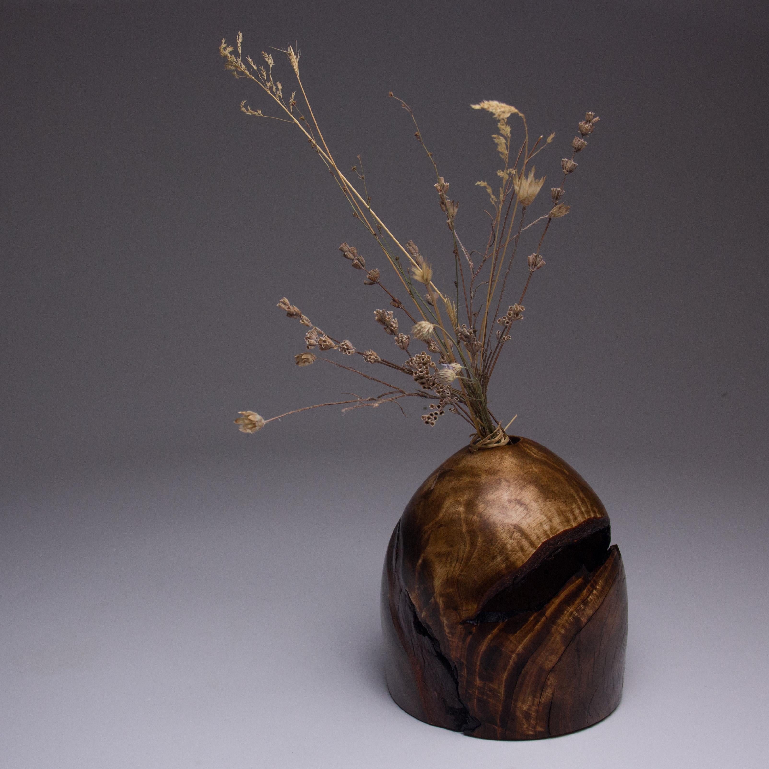 Unique hand sculpted wooden vase by Vlad Droz
Unique piece signed by Vlad Droz
Dimensions: 13 x 11 cm
Materials: Birch burl, natural dye

Vlad Droz
