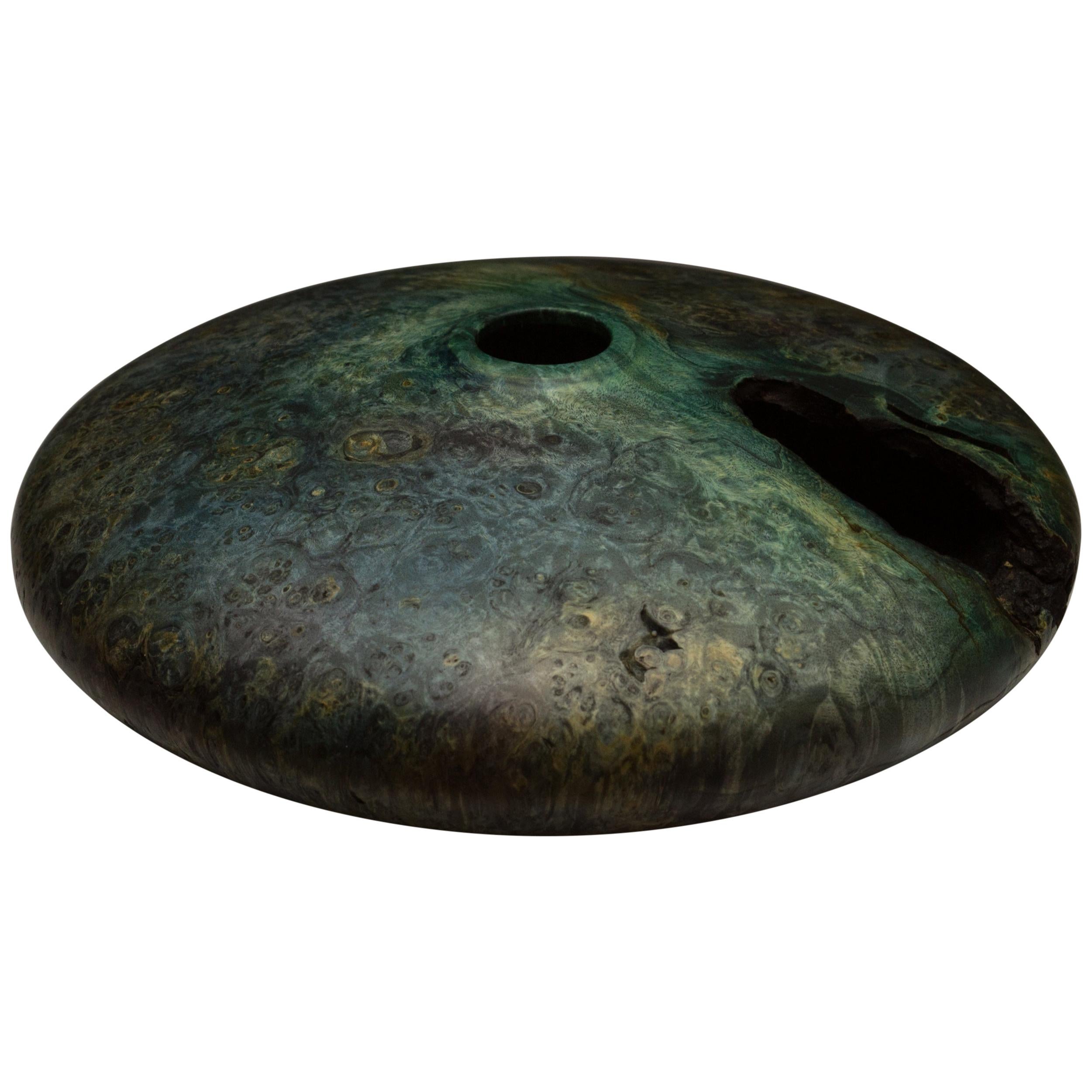 Vlad Droz Unique HandSculpted Wooden Vase For Sale at 1stDibs