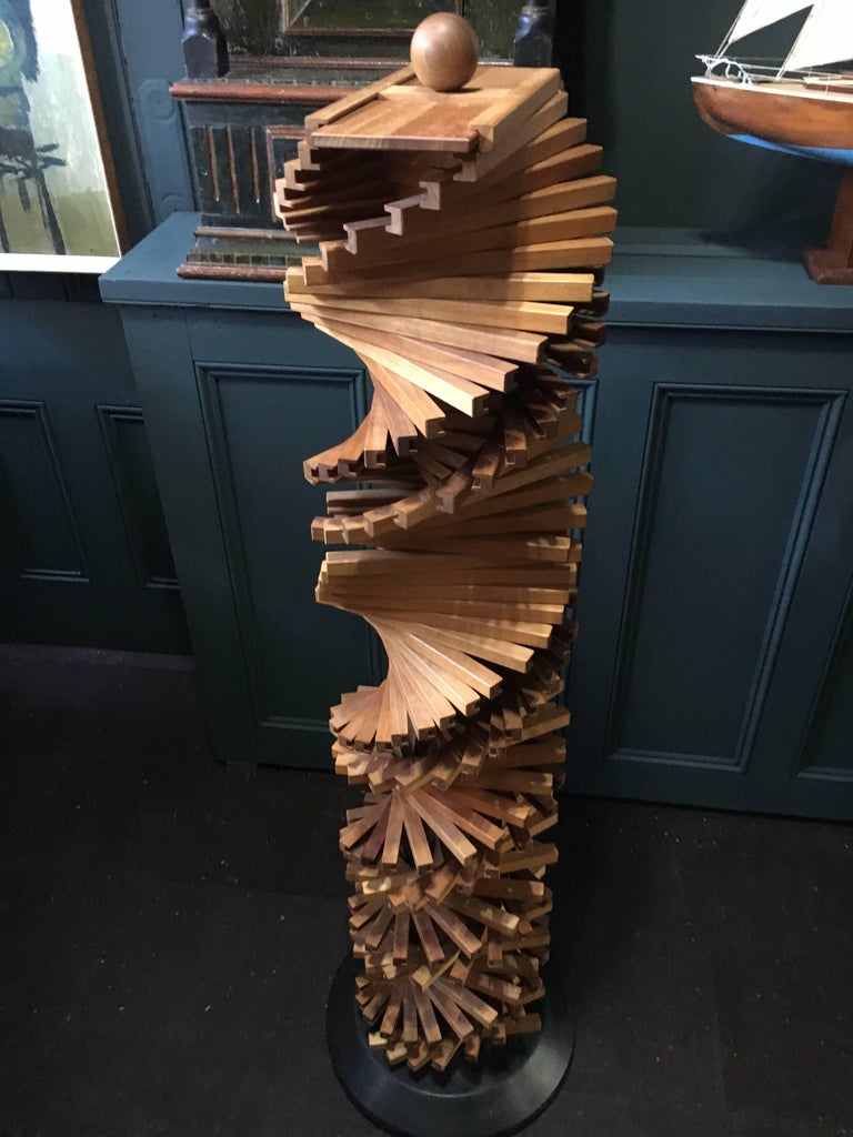 Unique Handcrafted CD Tower, Denmark, Late 20th Century at 1stDibs