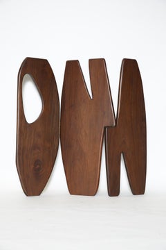 Unique Handcrafted PANAMA II Brass Walnut Wood Screen By Reda Amalou Design