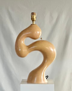 Unique handcrafted table lamp by ceramic artist Jossolini
