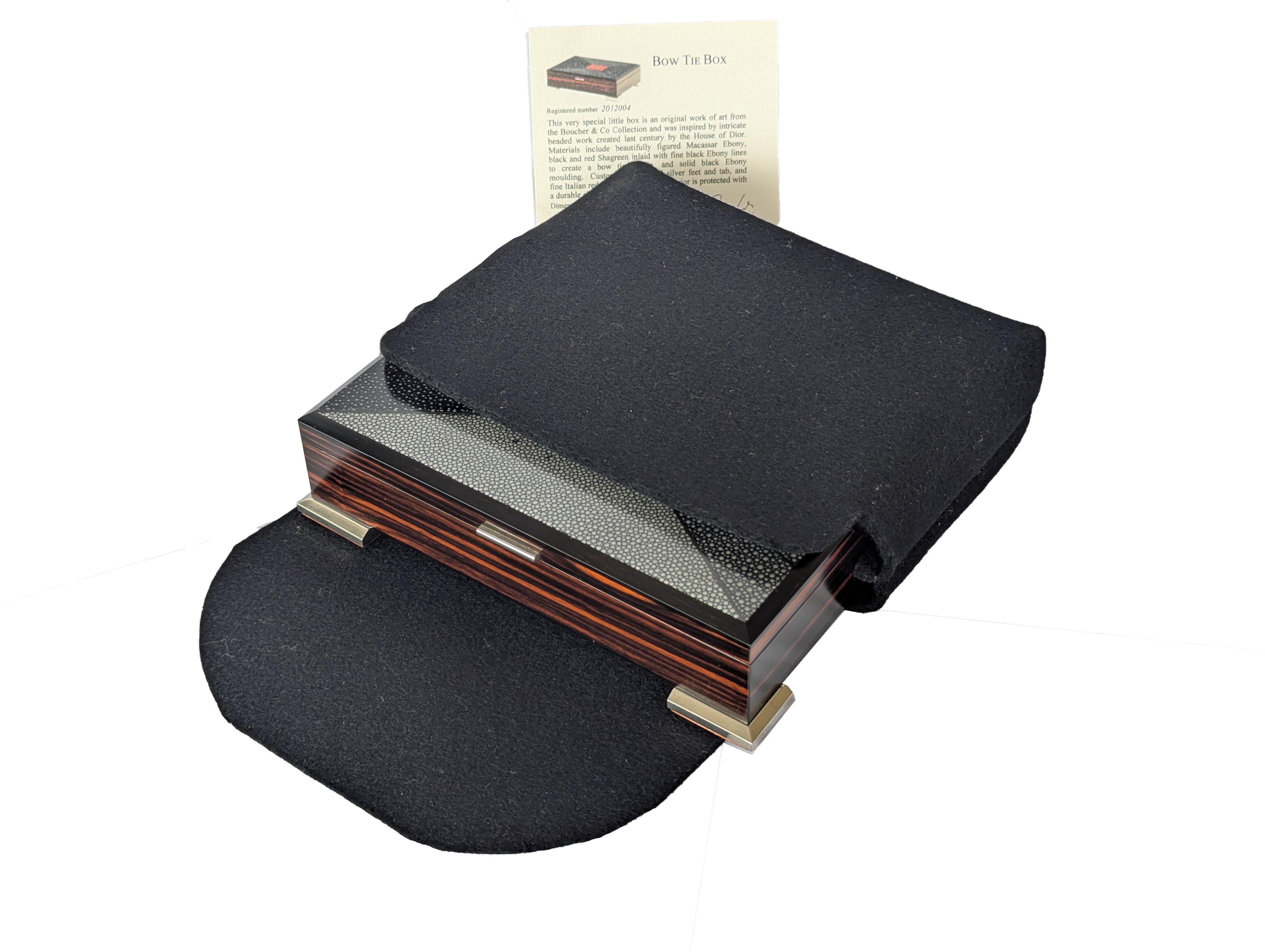 One of a Kind - Decorative Box Macassar & Shagreen -21st Century Australia For Sale 2