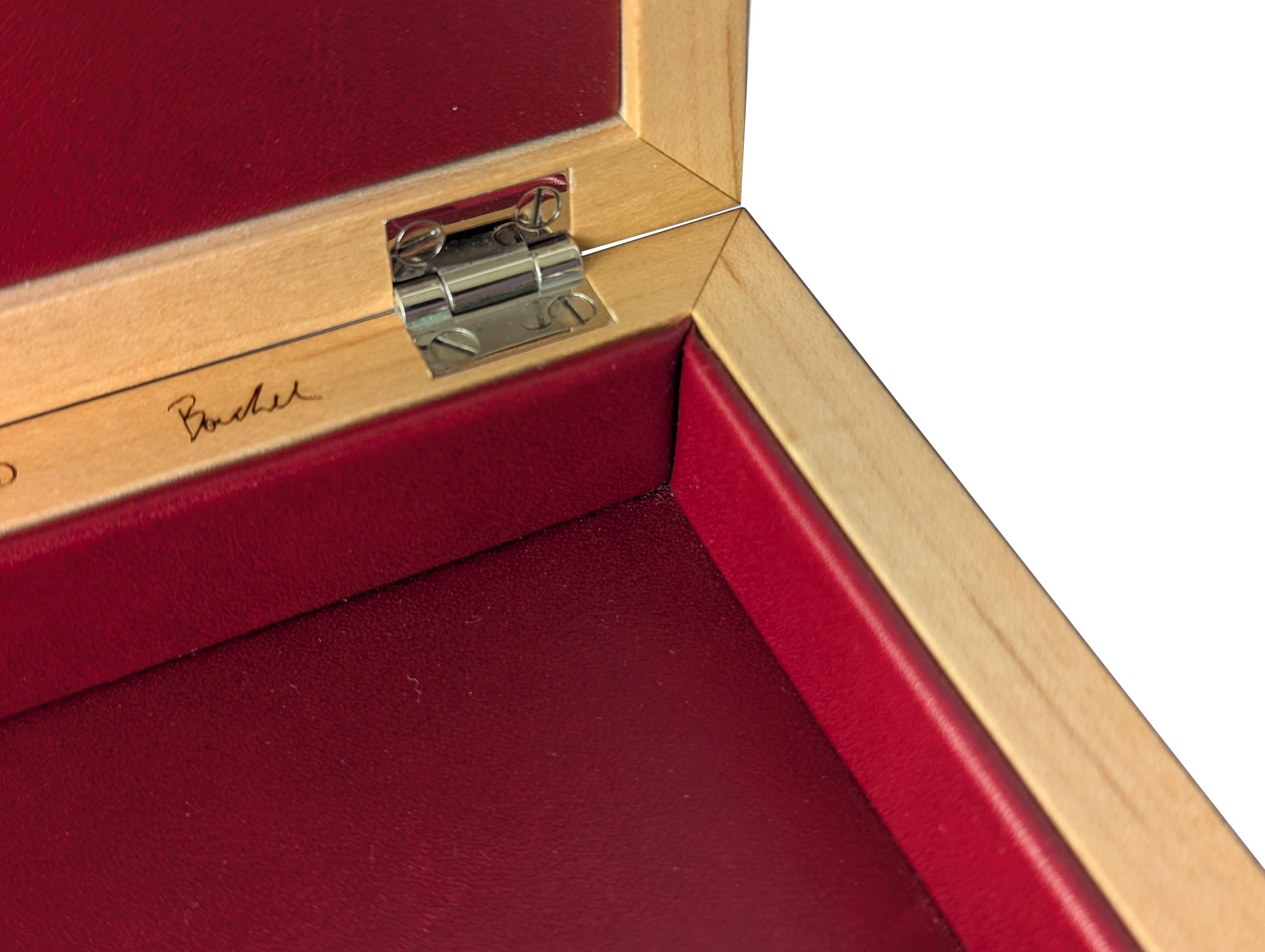 Contemporary One of a Kind - Decorative Box Macassar & Shagreen -21st Century Australia For Sale