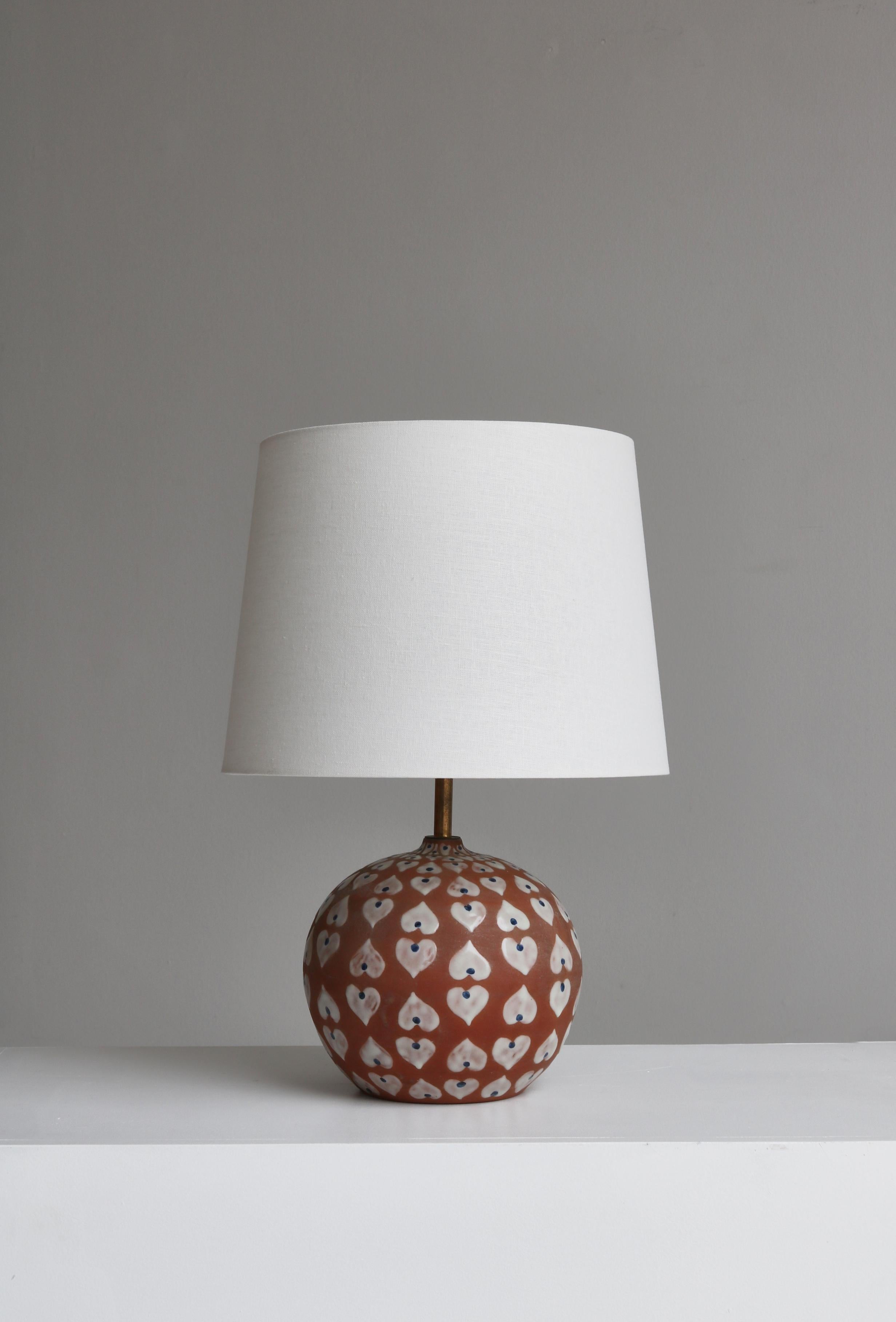 Unique Handmade Earthenware Table Lamp by 