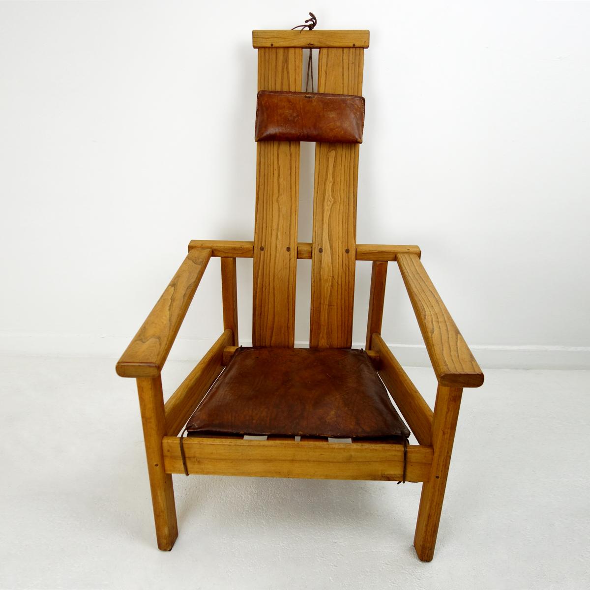 Einzigartiger handgefertigter Easy Chair entworfen und hergestellt von Stefan During, signiert und datiert im Zustand „Gut“ im Angebot in Doornspijk, NL