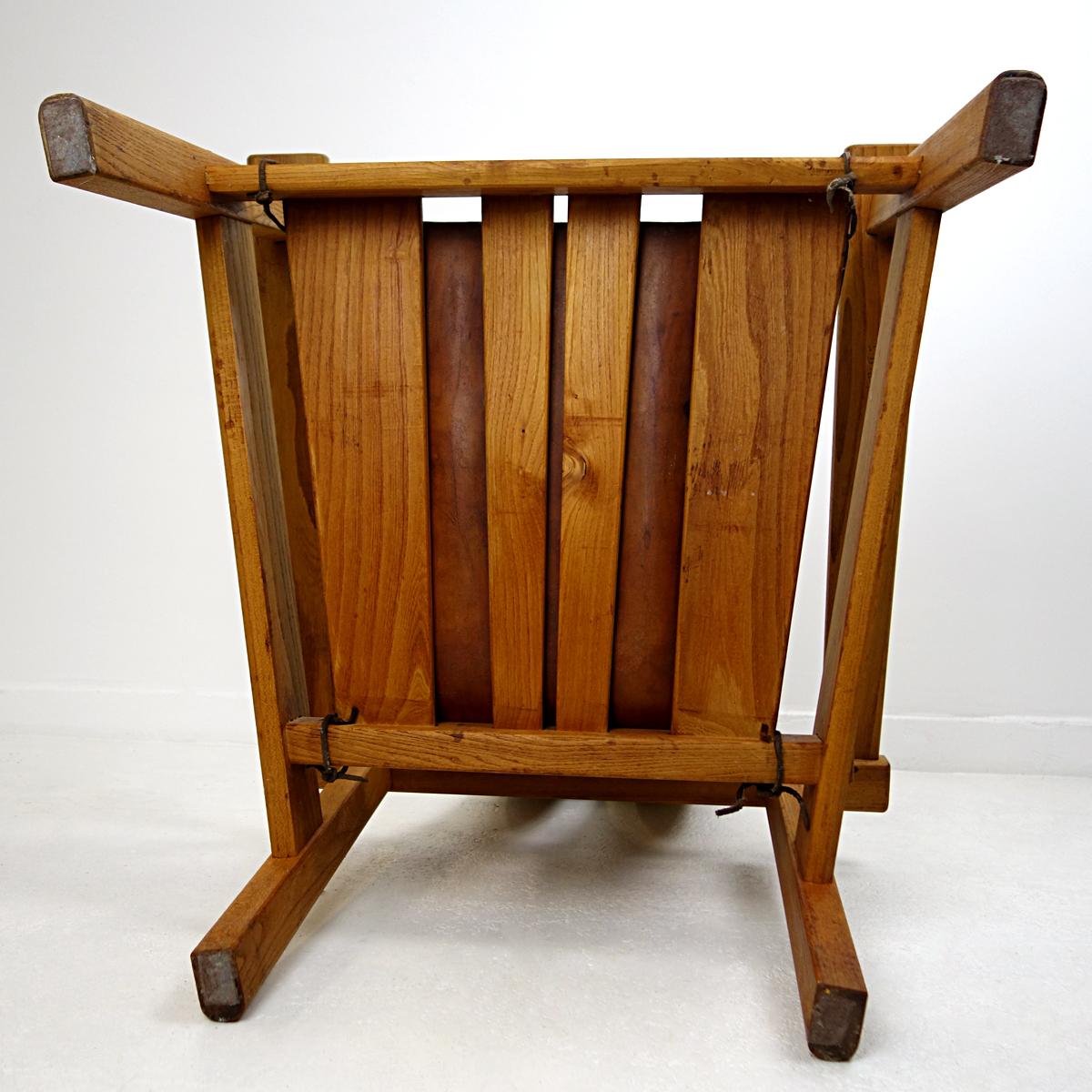 Einzigartiger handgefertigter Easy Chair entworfen und hergestellt von Stefan During, signiert und datiert (Ende des 20. Jahrhunderts) im Angebot