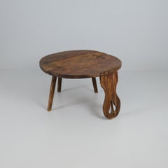 Unique Handmade Foldable Finnish Folk Table / Chair, 1800s