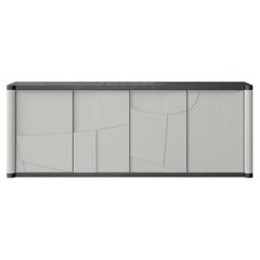 Unique, Handmade Lacquered and Black Oak Ariadne Sideboard by Ultramobili