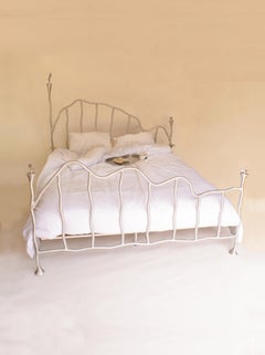Unique Handmade Sculptural Aluminium Bed by Six Dots Design