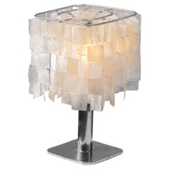 Retro Unique Handmade Table Lamp in Mother of Pearl 70s Style Verner Panton G220