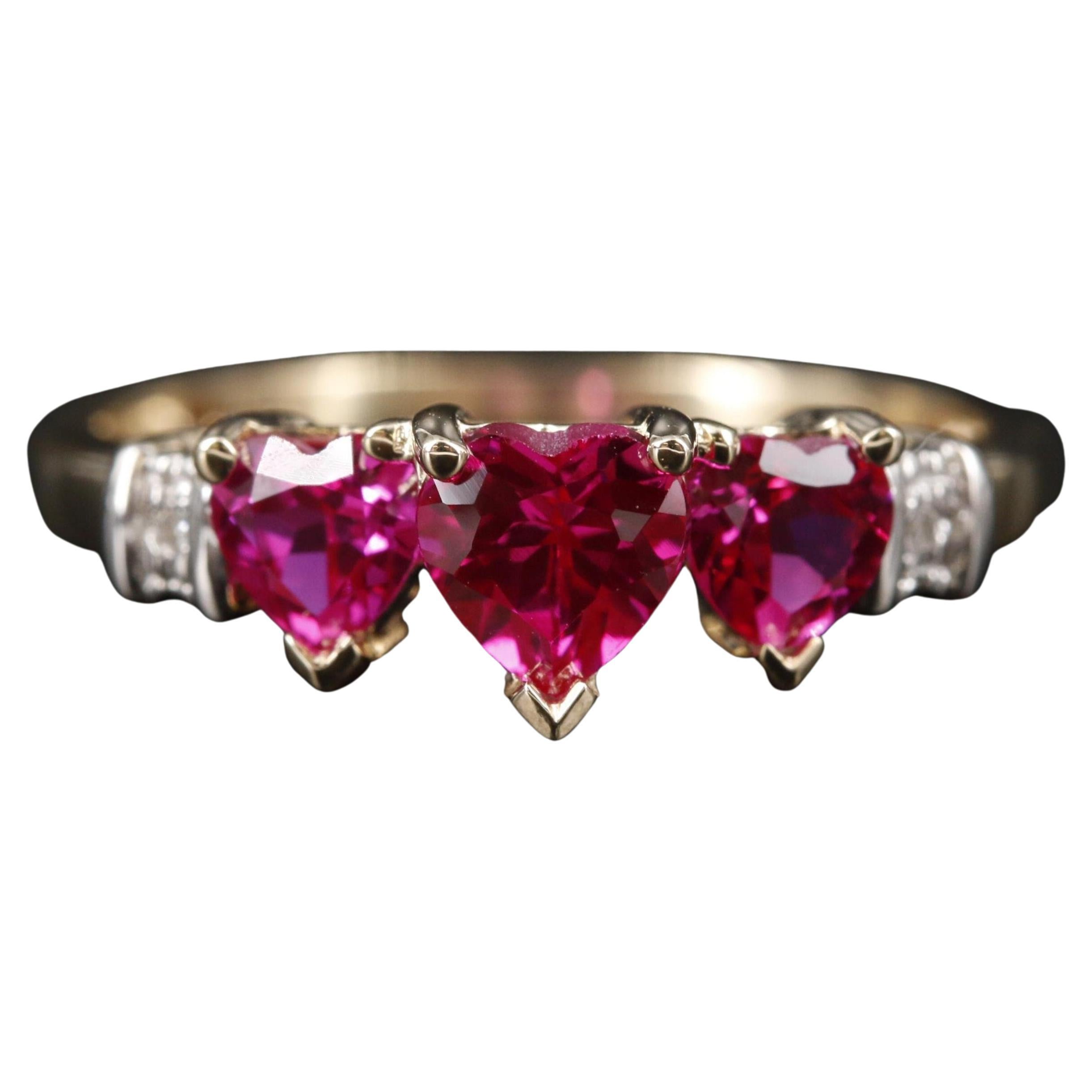 Edwardian Ruby Diamond Heart Shaped Ring For Sale at 1stDibs | ruby and ...