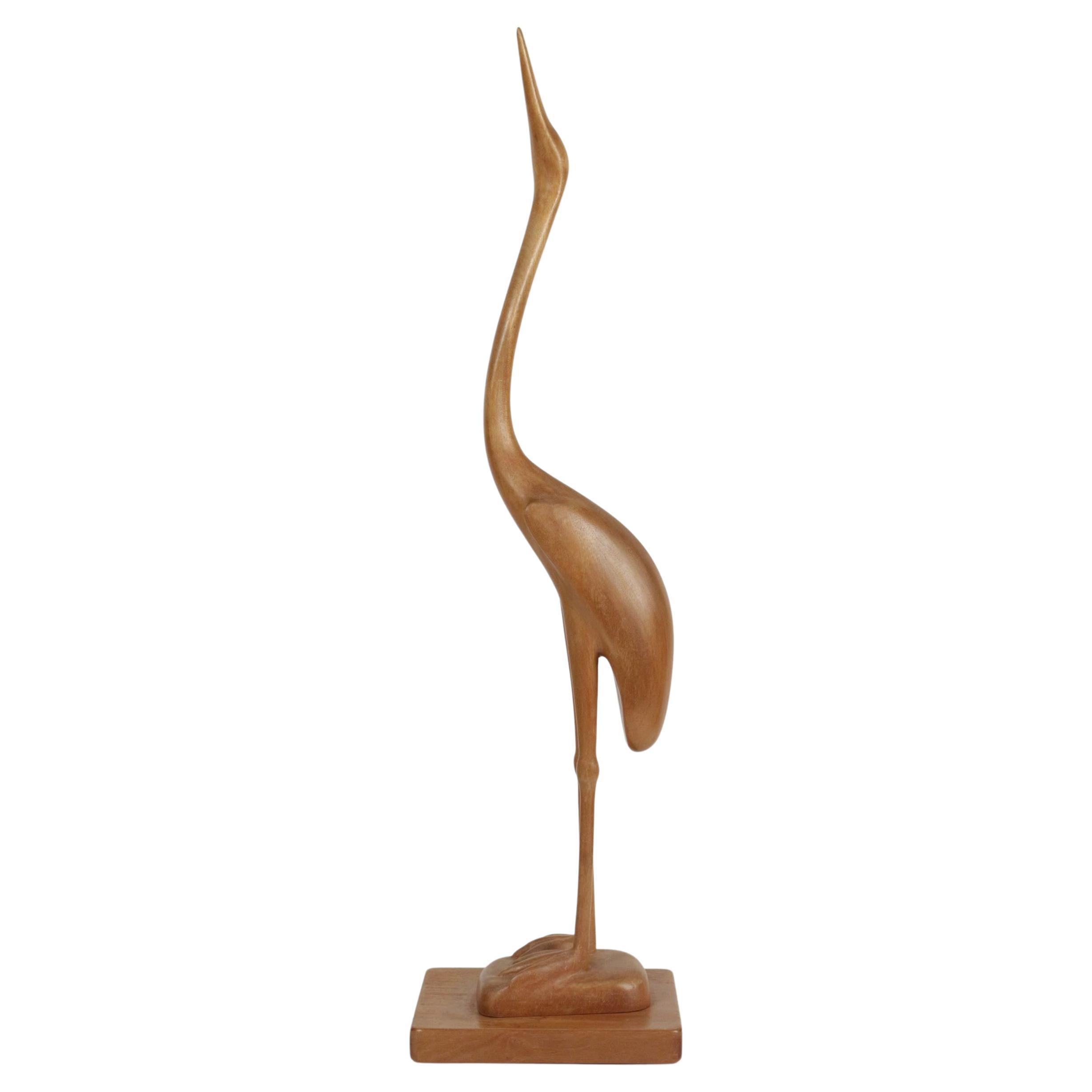 Sculpture unique d'un héron par Sakari Pykl, 1962 en vente