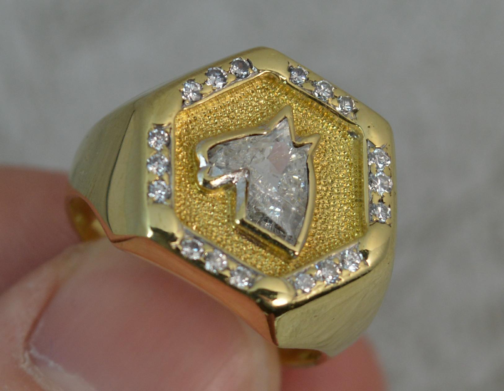 horse head diamond ring