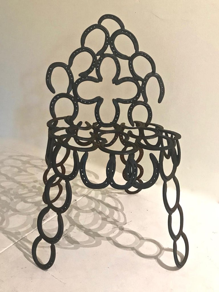 Unique Horseshoe Chair at 1stDibs